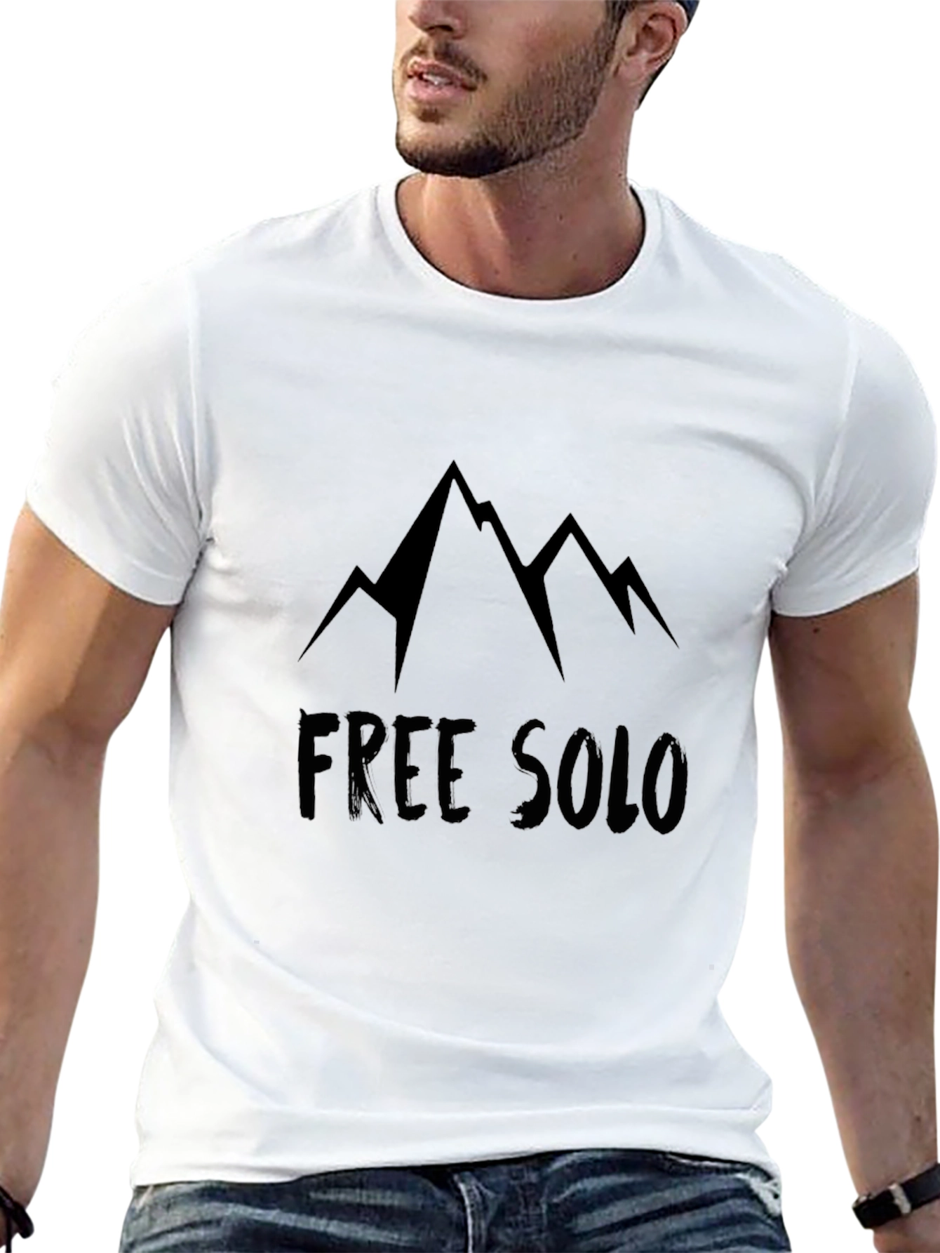 Free Solo Mountain T-Shirt - Adventure Ready
