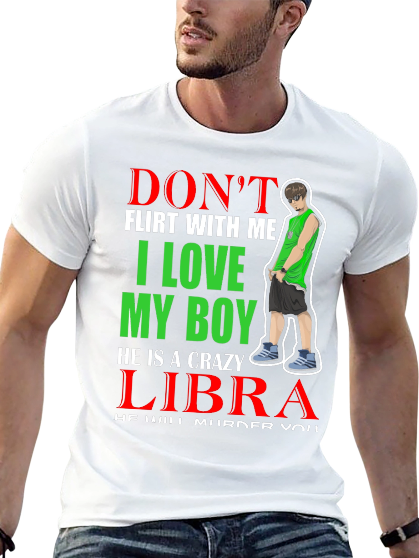 Crazy Libra Boy T-Shirt - Warning!