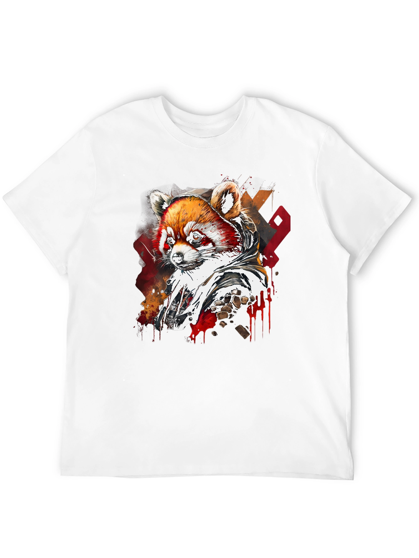 Red Panda Graphic Tee - Stylish Animal Print T-Shirt