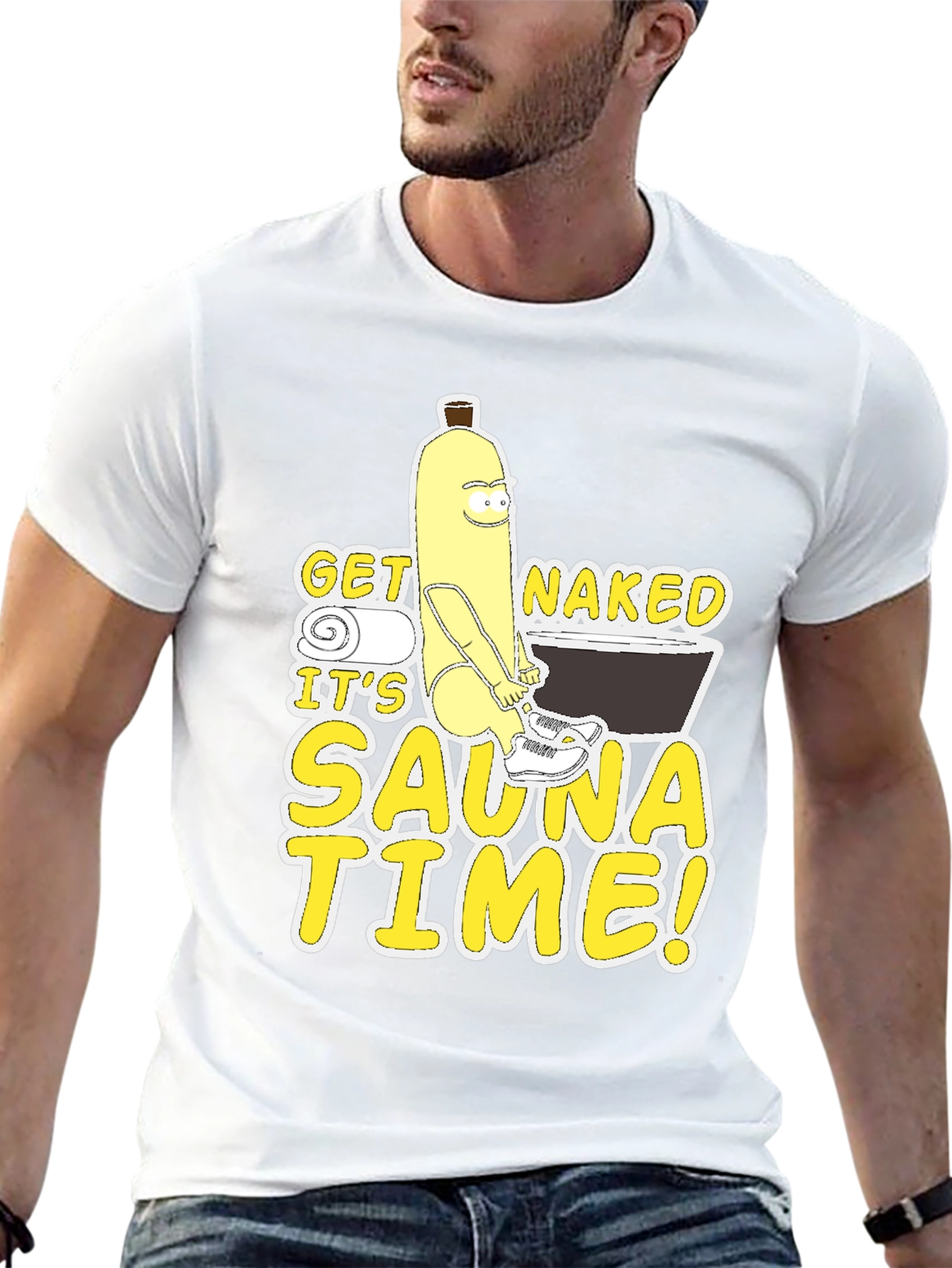 Funny Banana Sauna Time T-Shirt