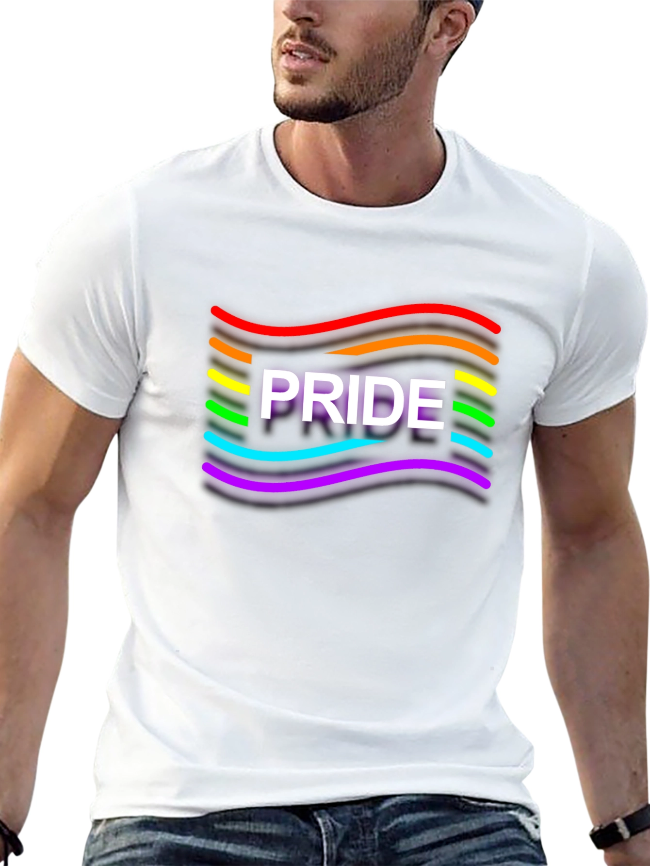 Pride Rainbow Graphic T-Shirt