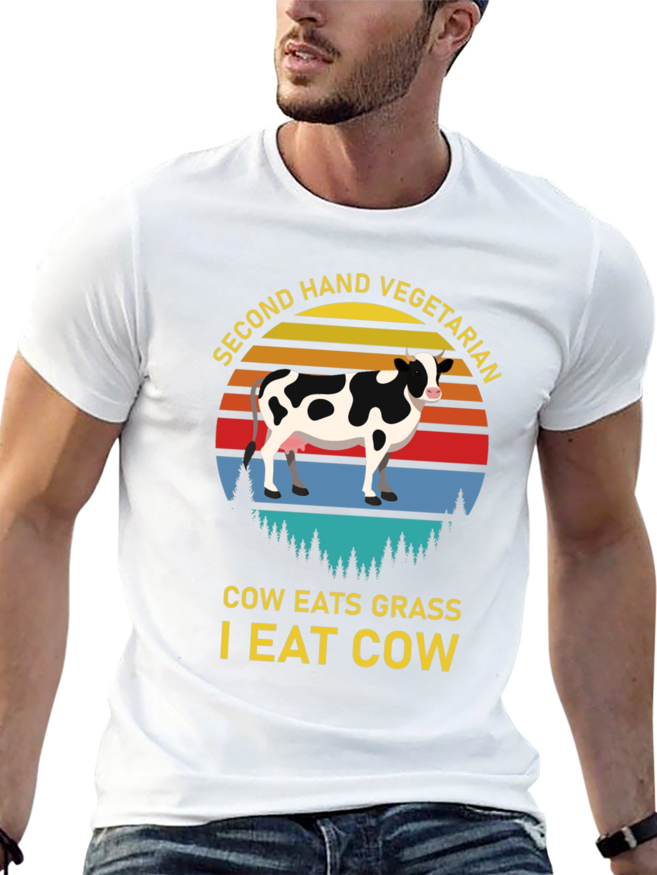 Second Hand Vegetarian Graphic Tee