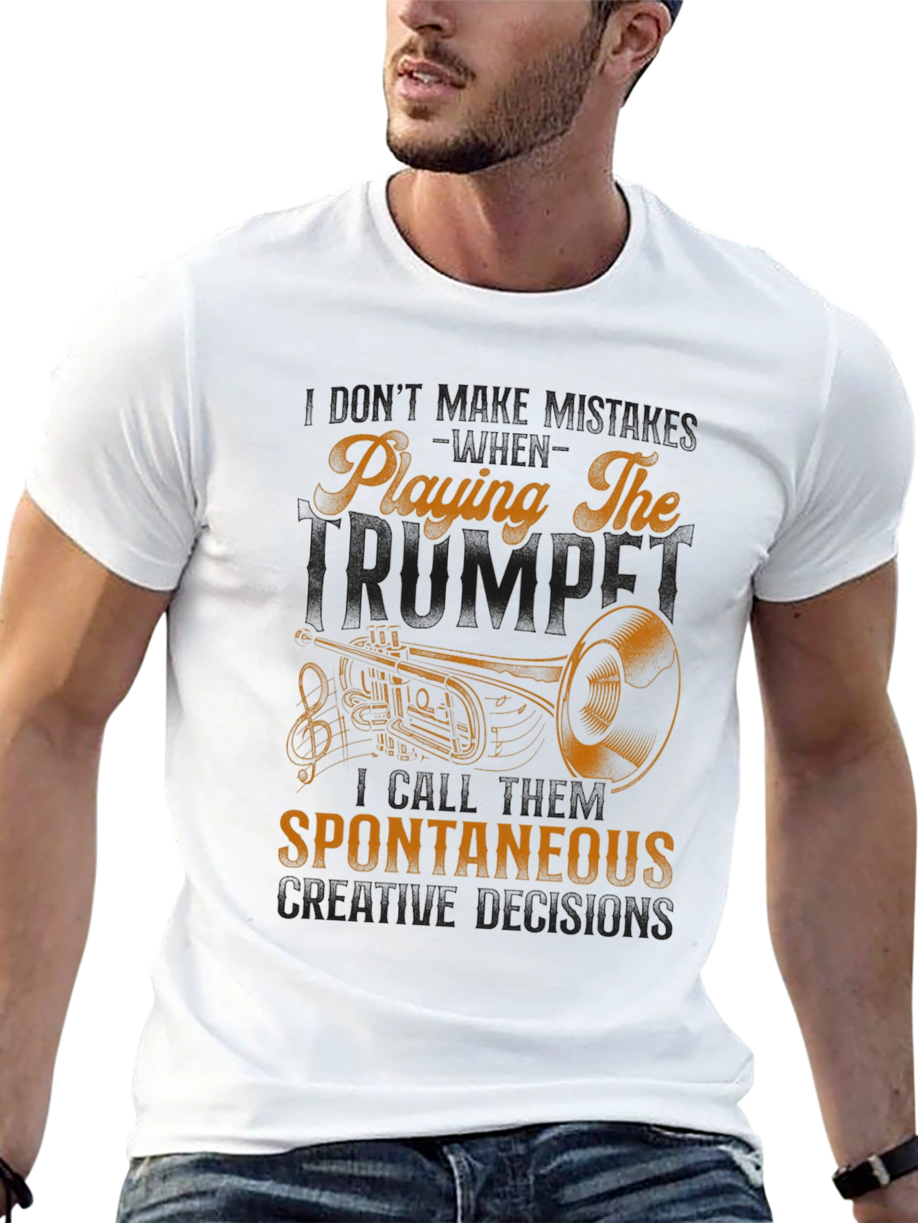 Trumpet Player T-Shirt: Spontaneous Creative Decisions