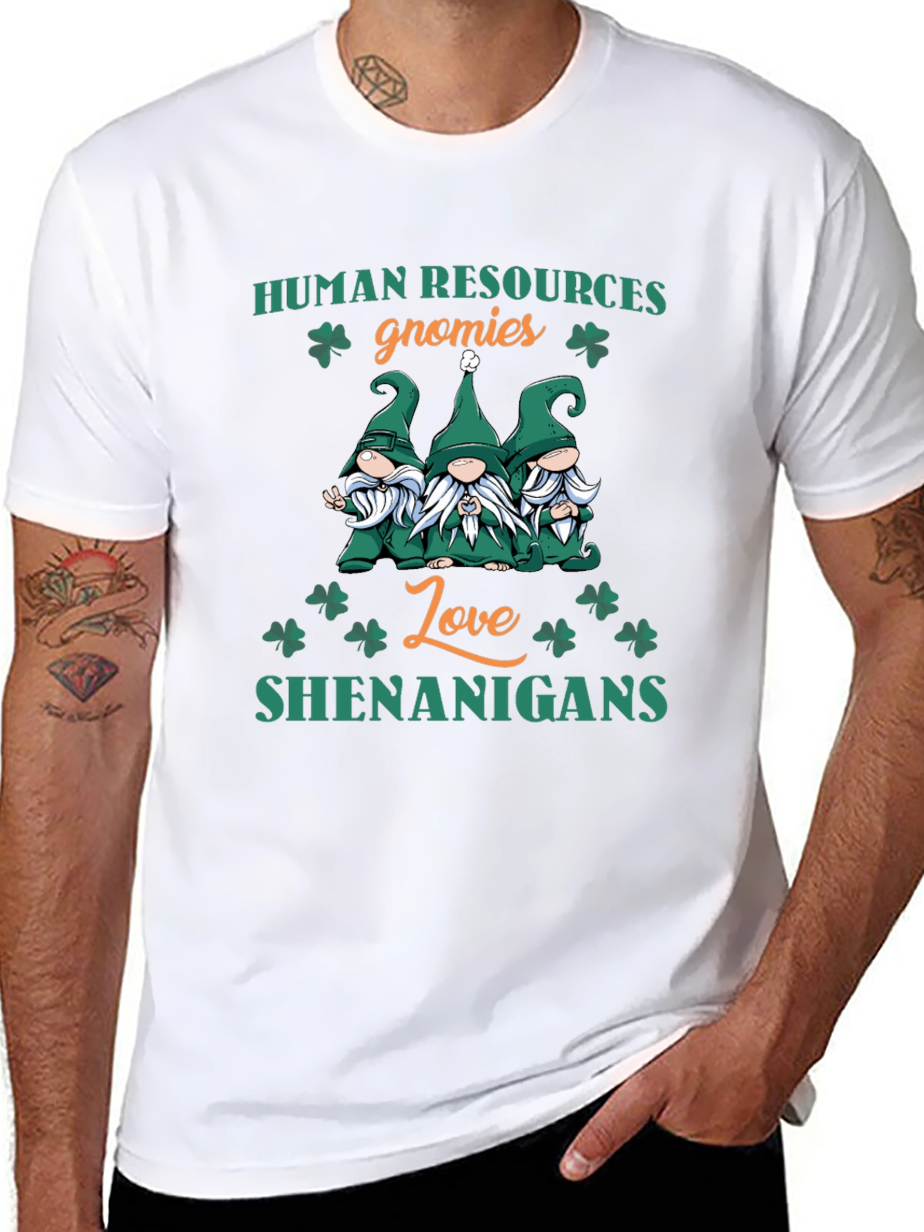 HR Gnomies Love Shenanigans St. Patricks Day T-Shirt