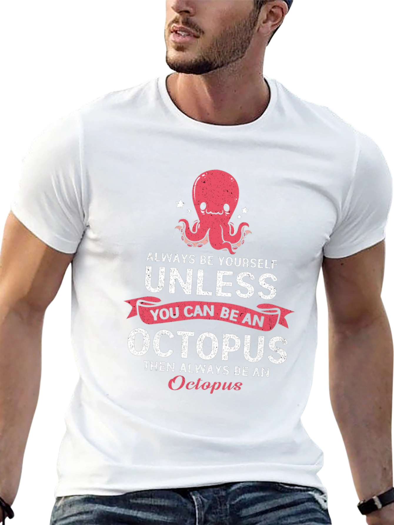 Funny Octopus Graphic T-Shirt