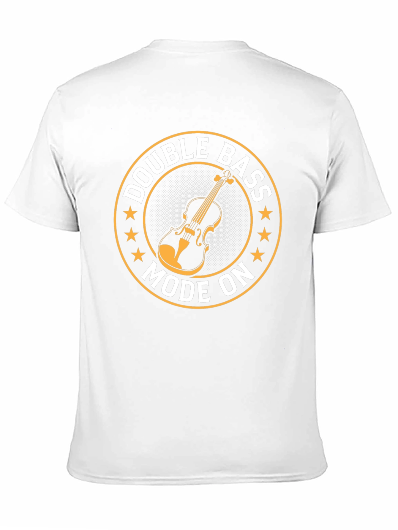 Double Bass Mode On Black T-Shirt