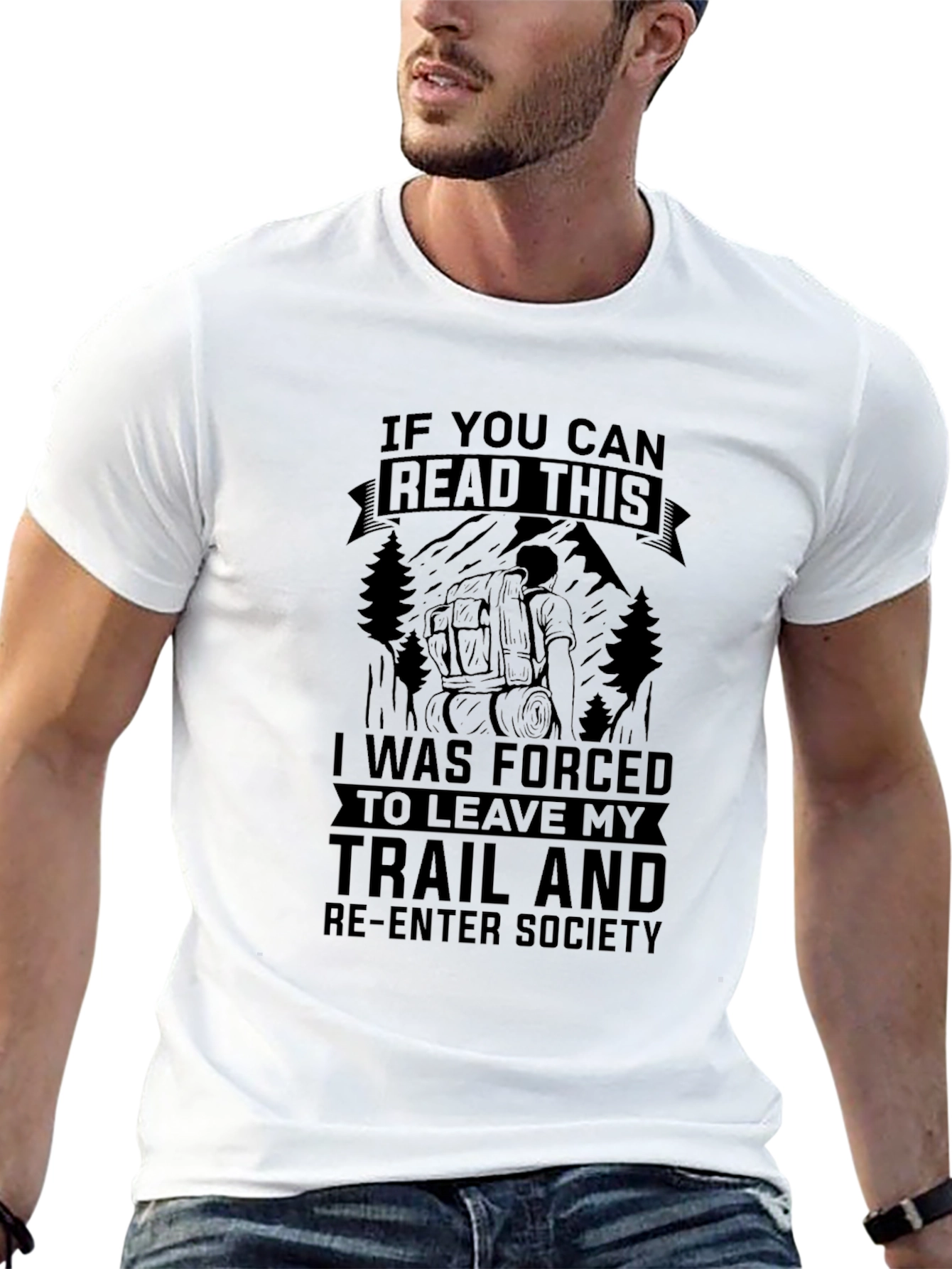 Hiking T-Shirt: Forced to Leave My Trail