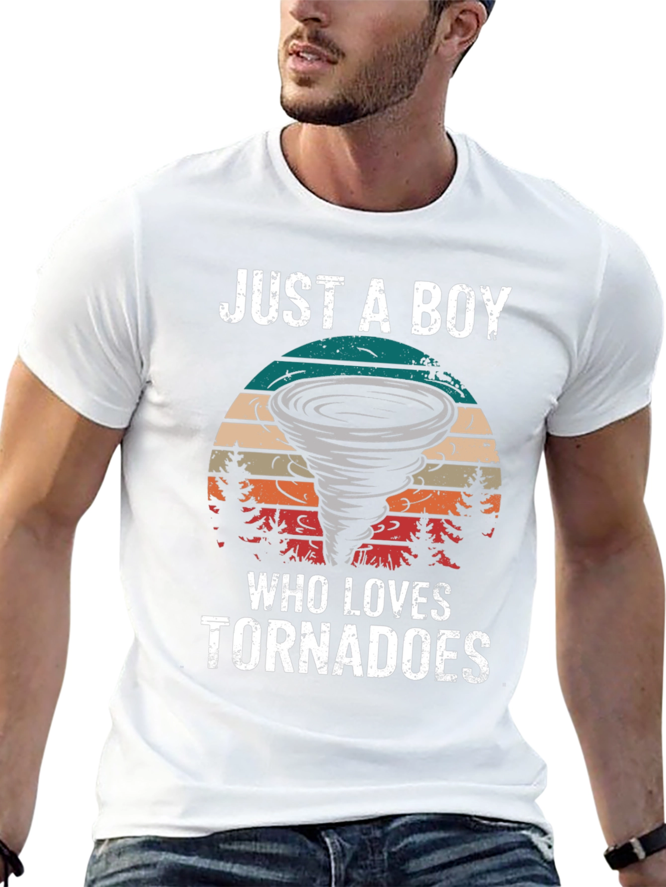 Just a Boy Who Loves Tornadoes T-Shirt