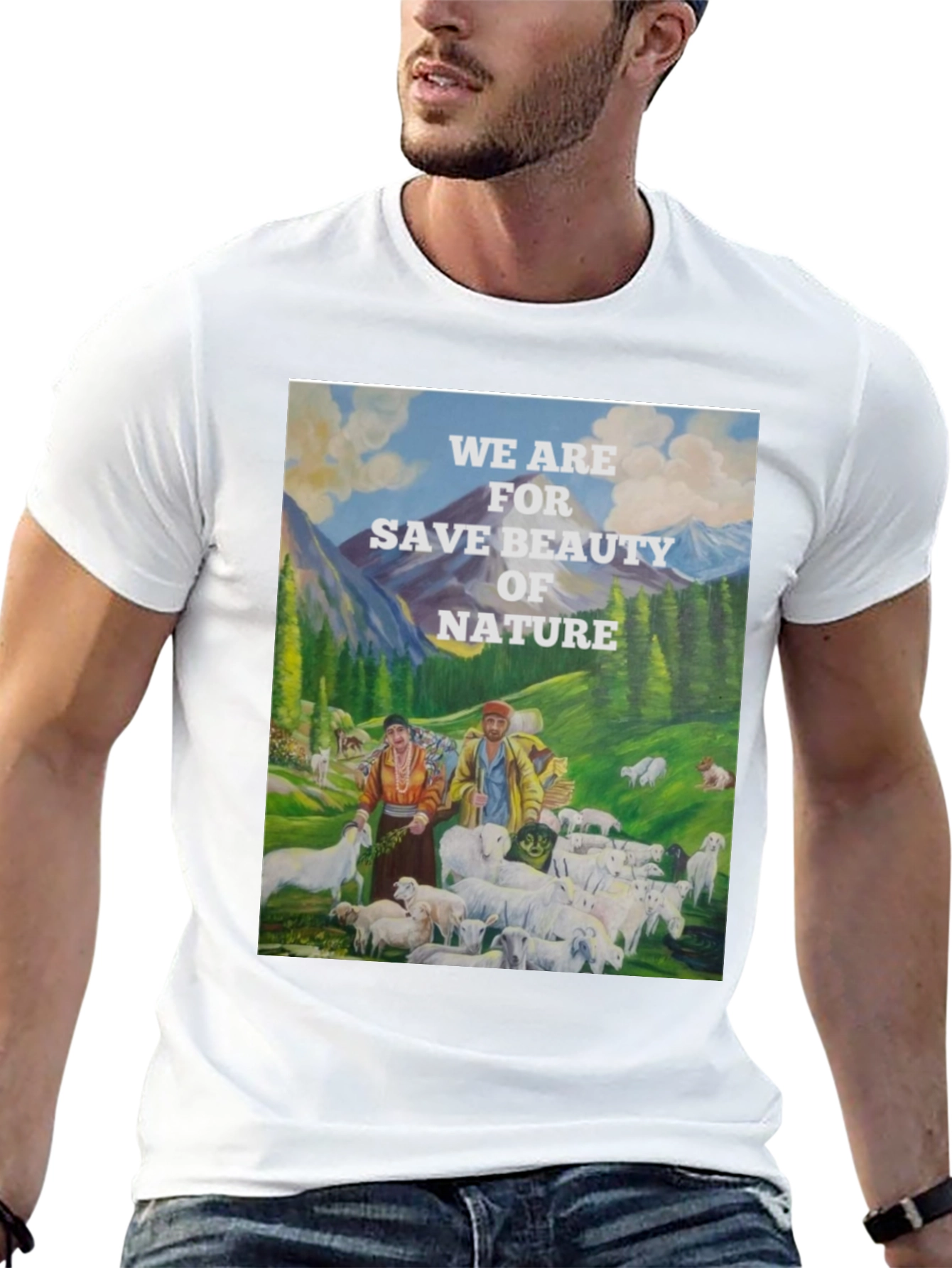 Nature Beauty Save Art Graphic Tee