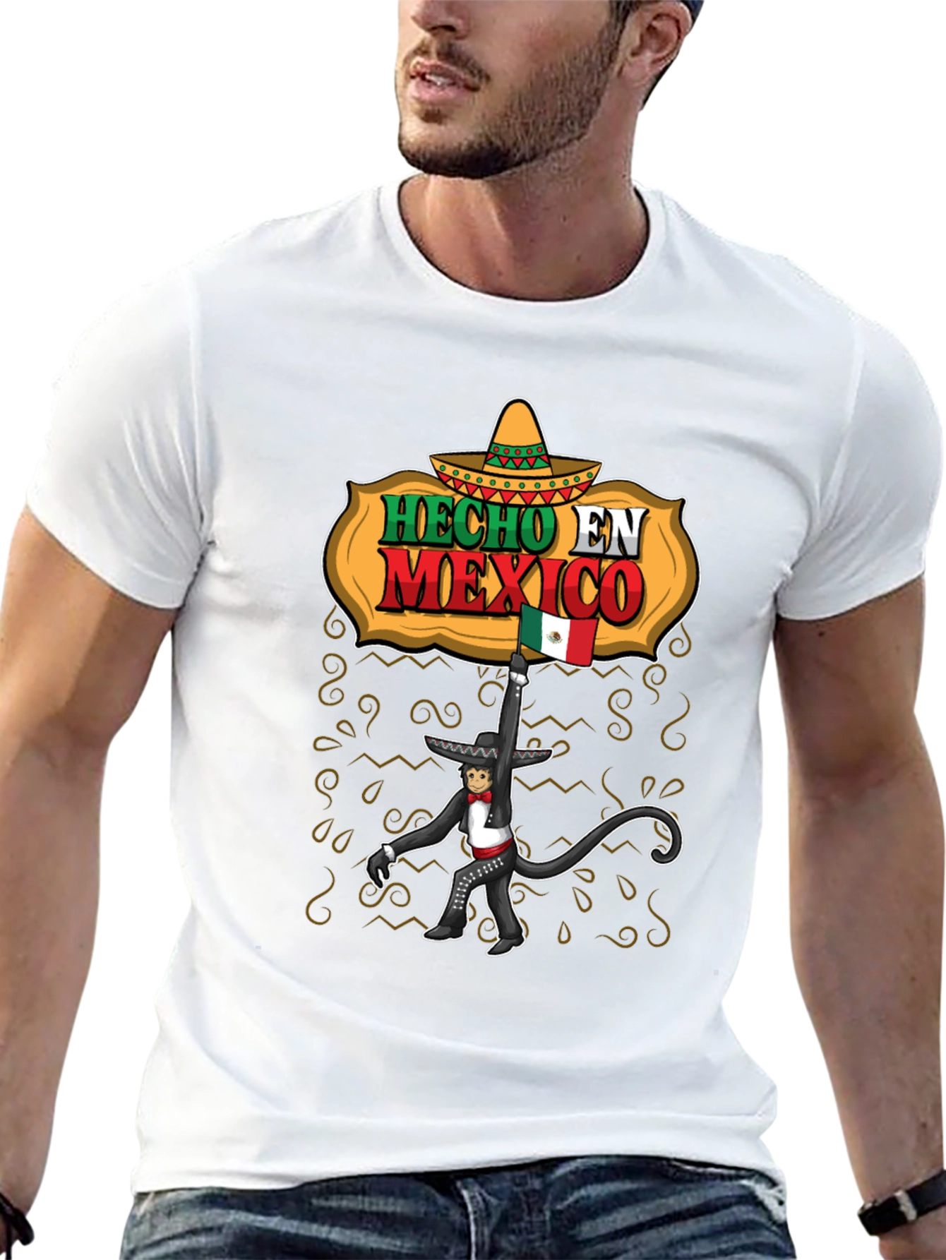 Hecho en Mexico Monkey T-Shirt