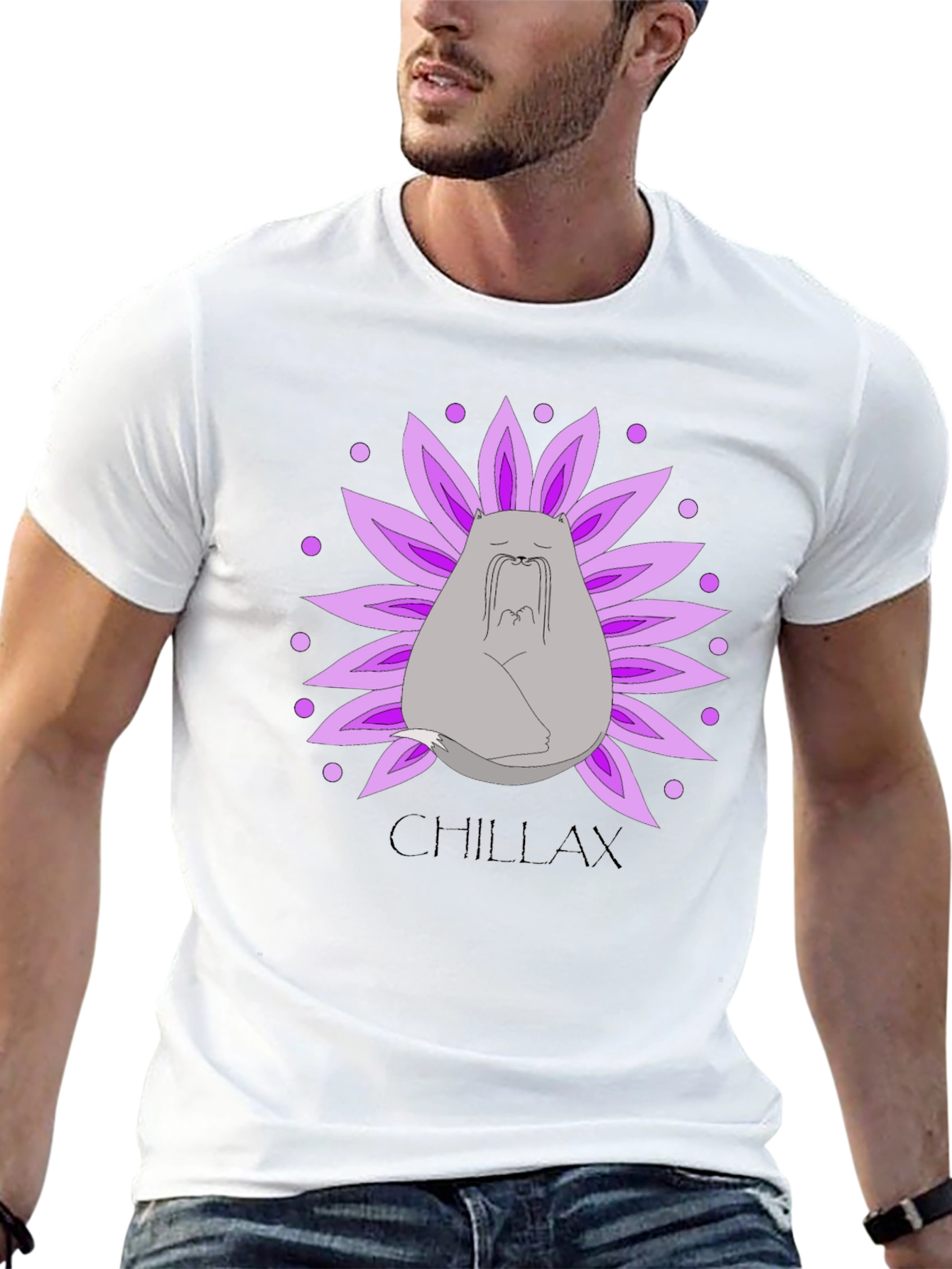 Chillax Cat Zen T-Shirt