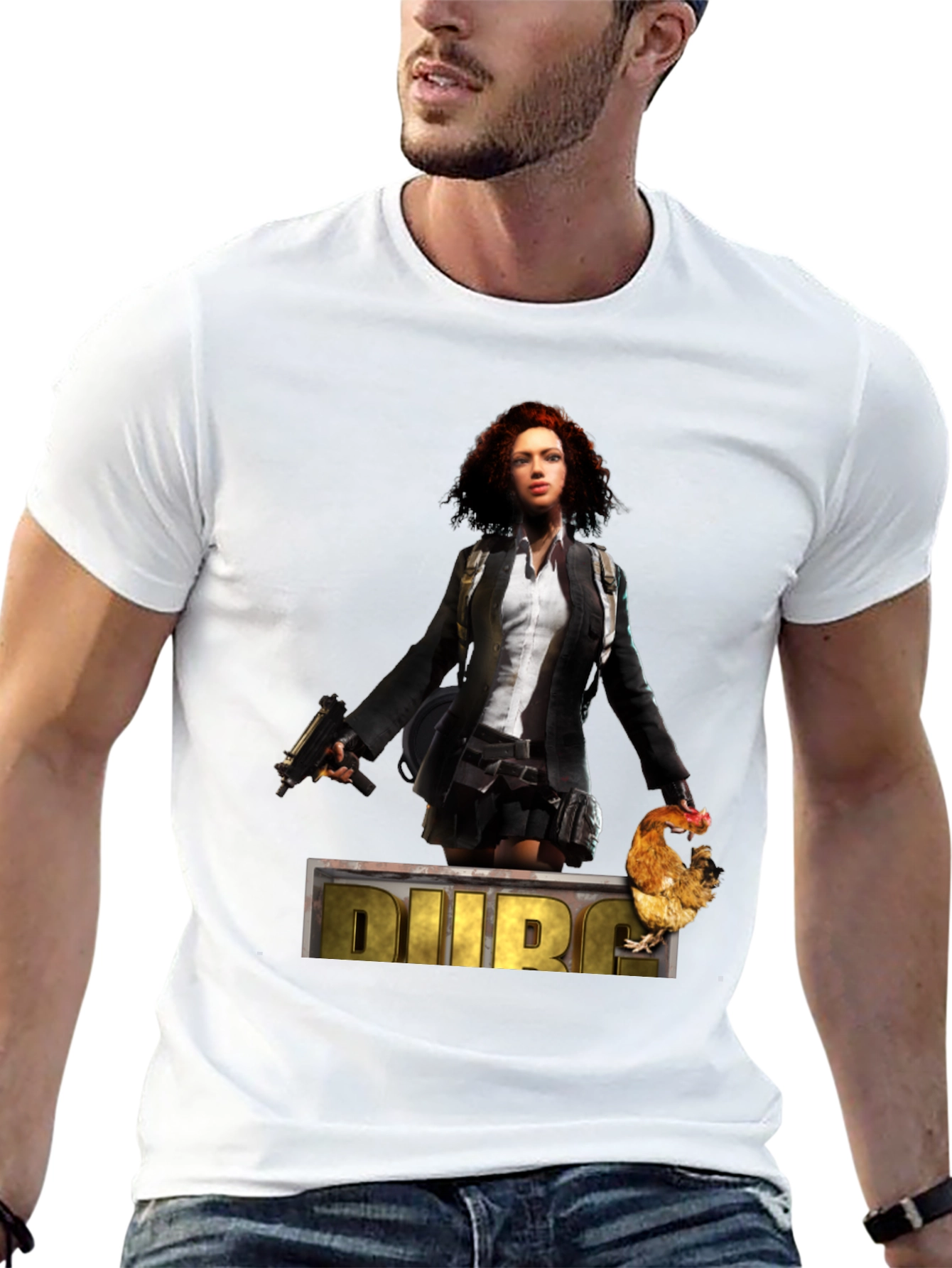 PUBG Black T-Shirt for Gaming Fans