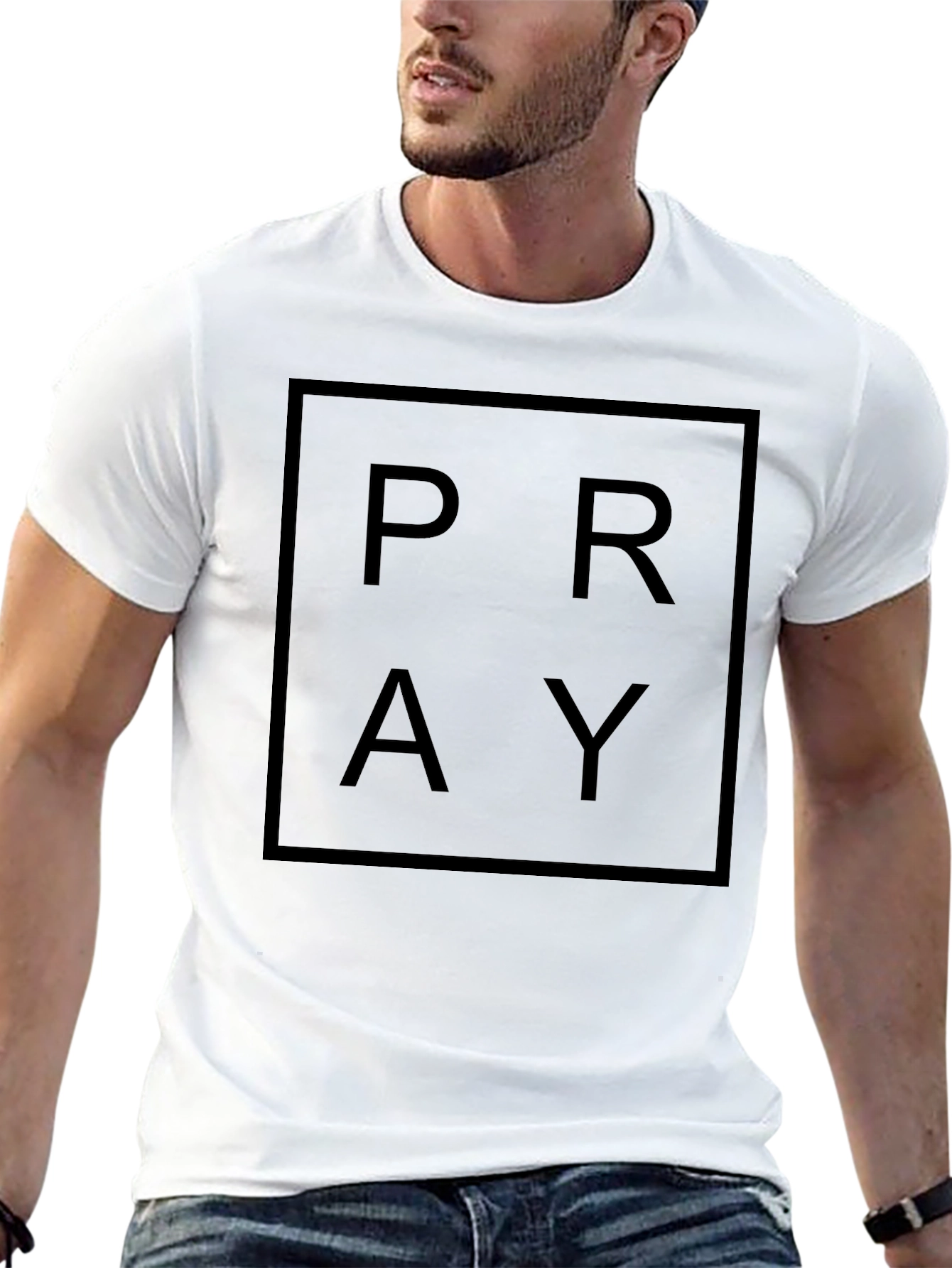 Pray Graphic T-Shirt - Soft Cotton Blend