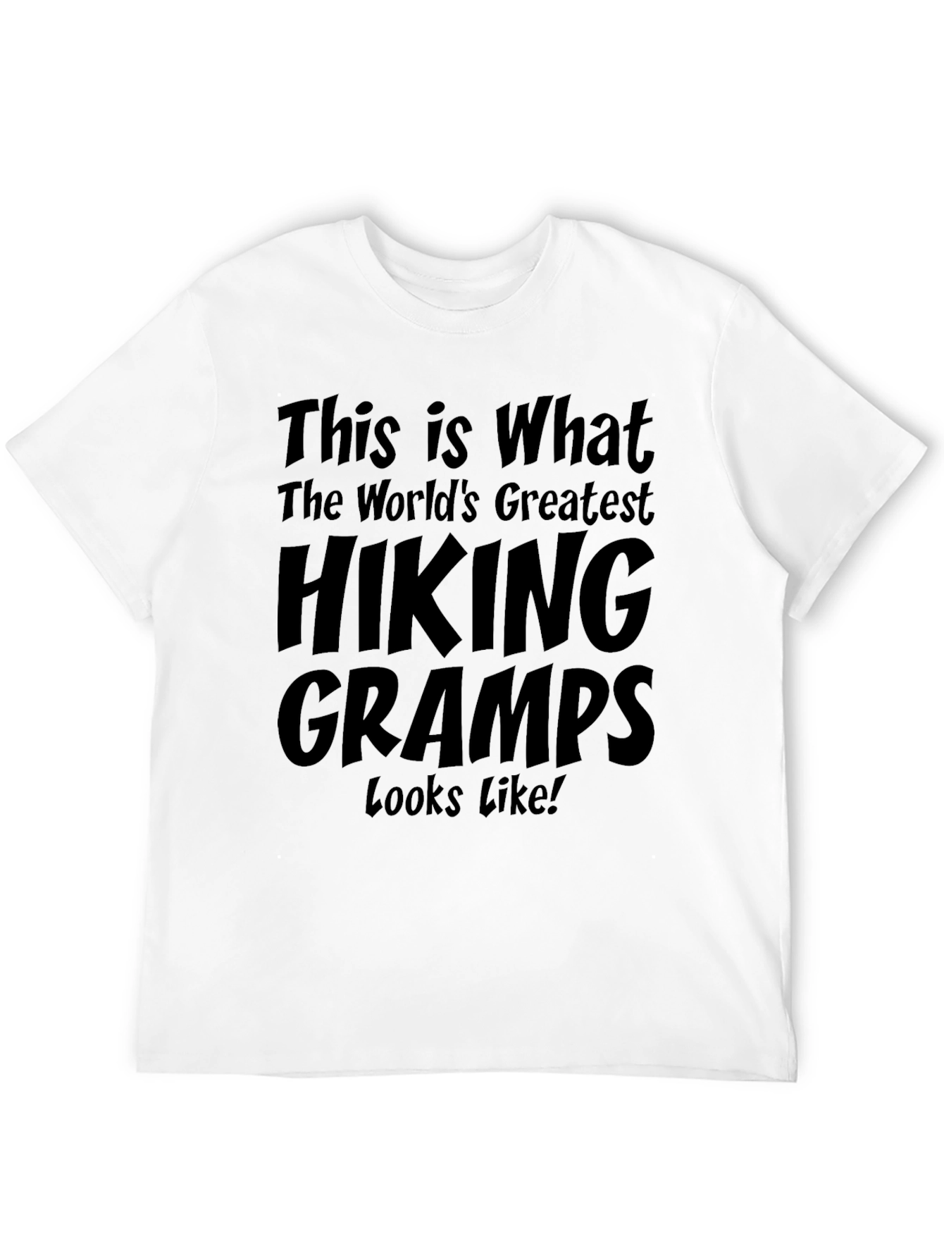 Hiking Gramps T-Shirt - Worlds Greatest Grandfather Tee