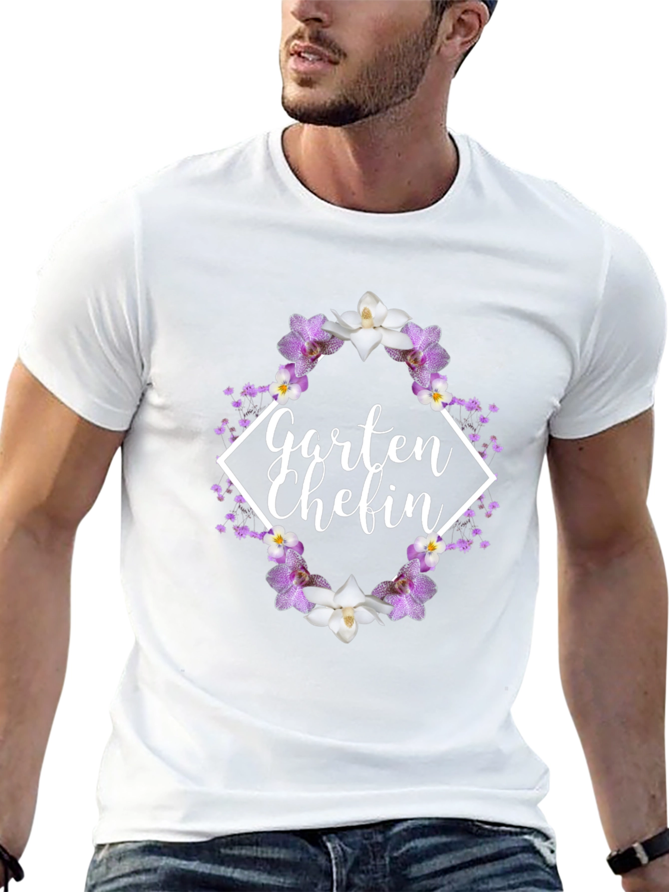 Garten Chefin Floral T-Shirt