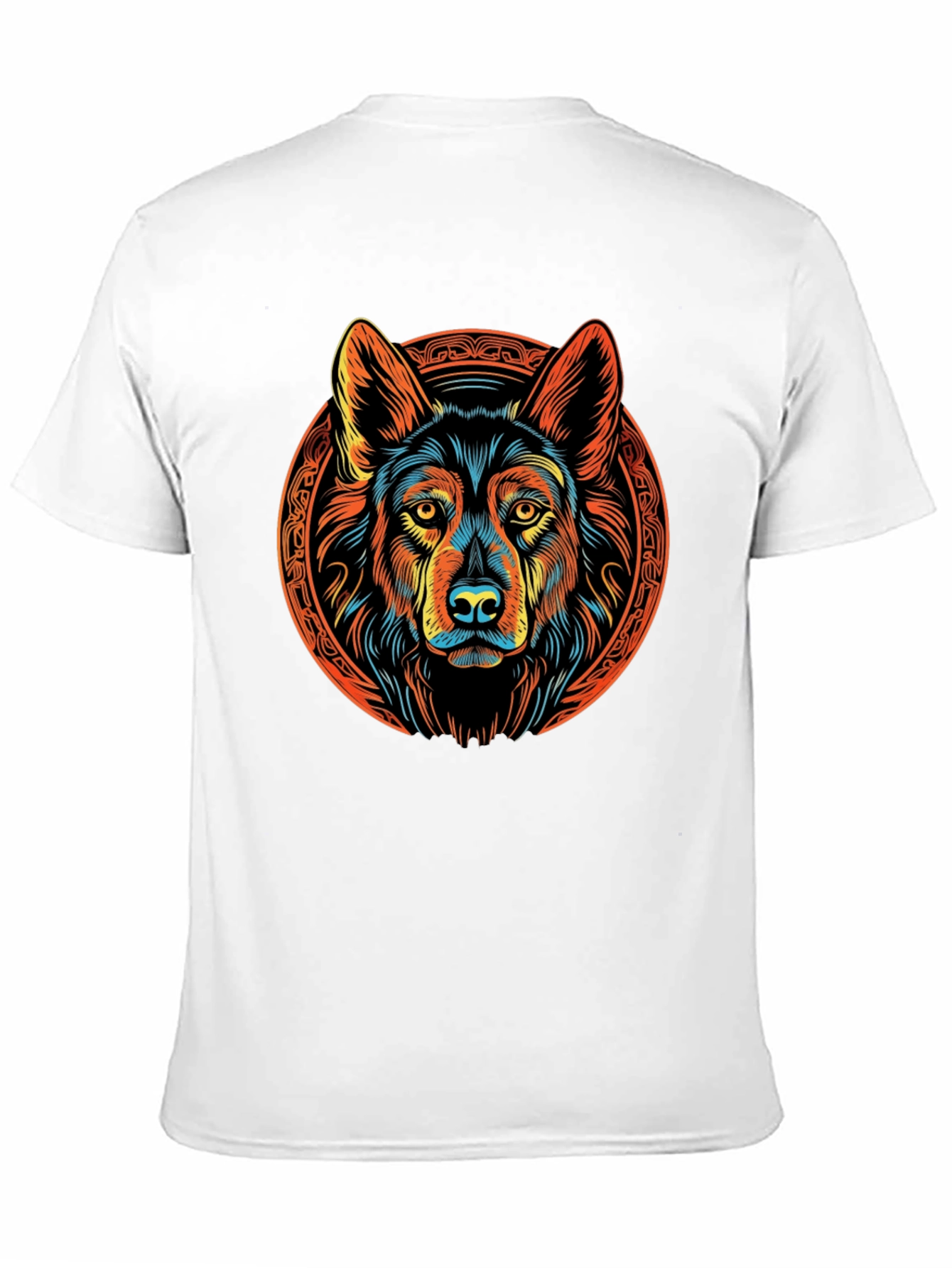 Wolf Graphic Tee - Vibrant Design