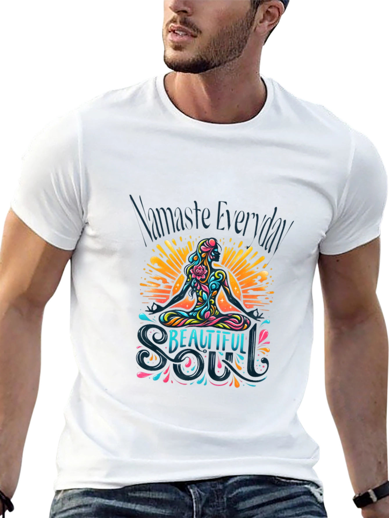 Namaste Everyday Beautiful Soul Graphic Tee