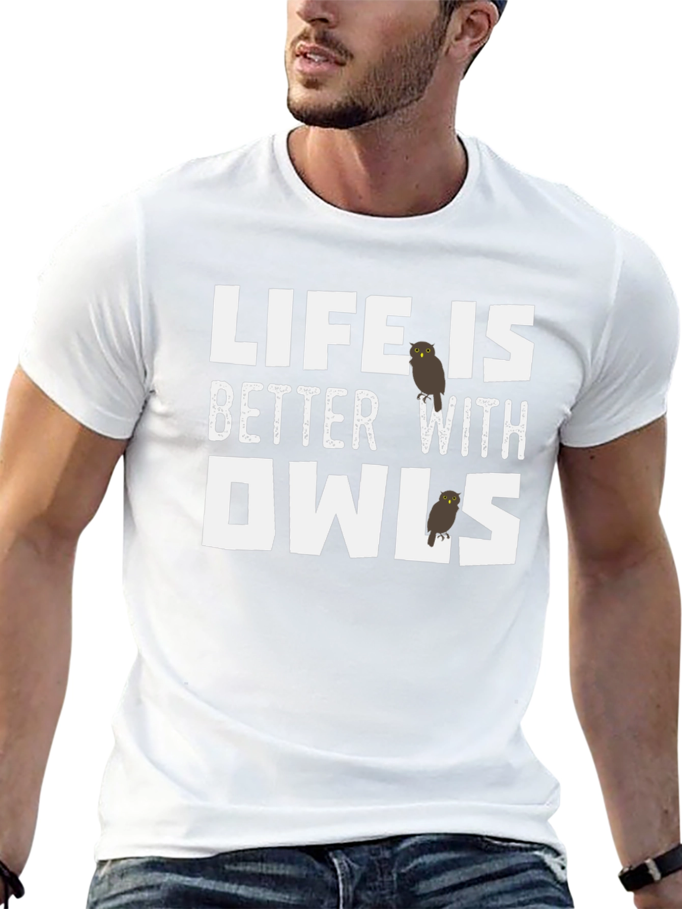 Life is Better with Owls Graphic Tee