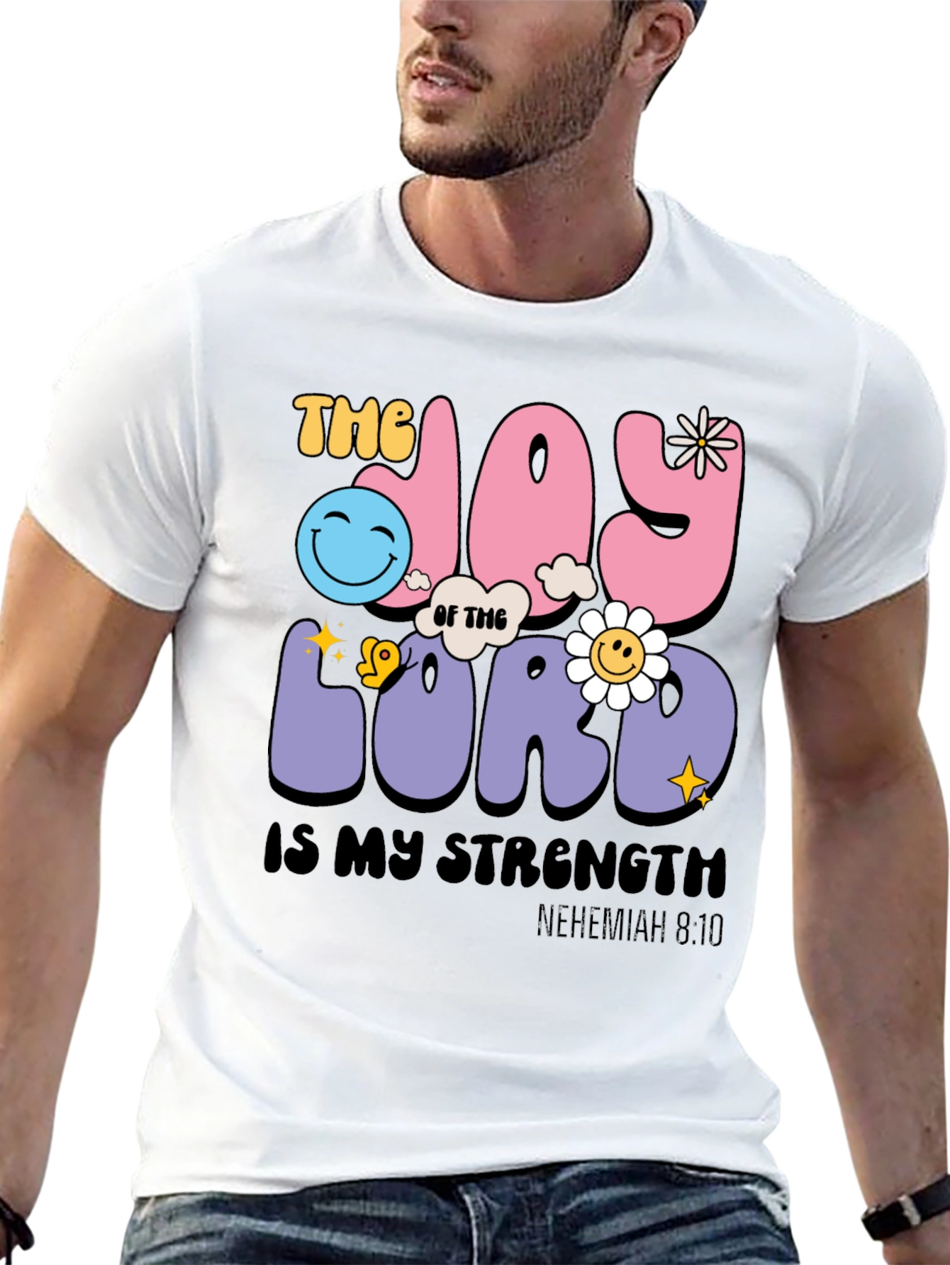 Joy of the Lord Christian Graphic Tee