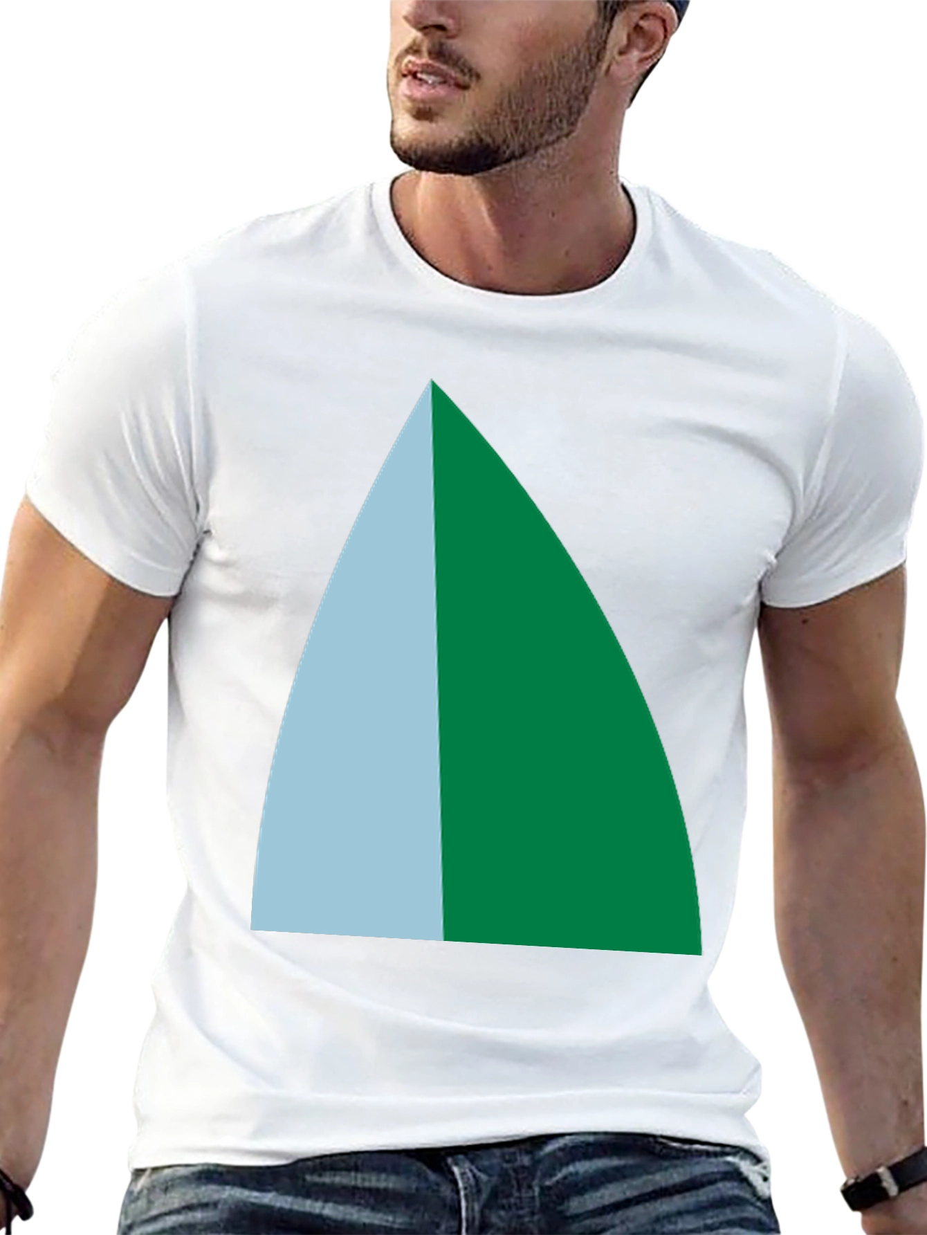 Geometric Triangle Tee - Modern Casual Style