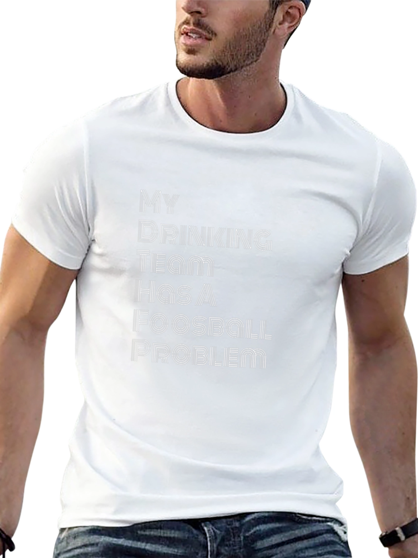 Funny Foosball Drinking Team T-Shirt