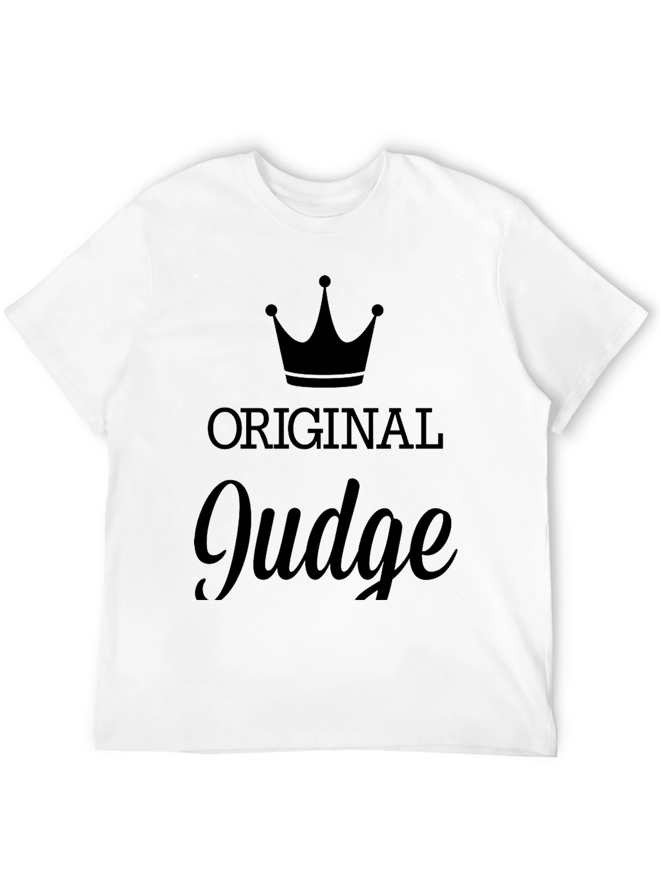 Original Judge Crown T-Shirt - Black