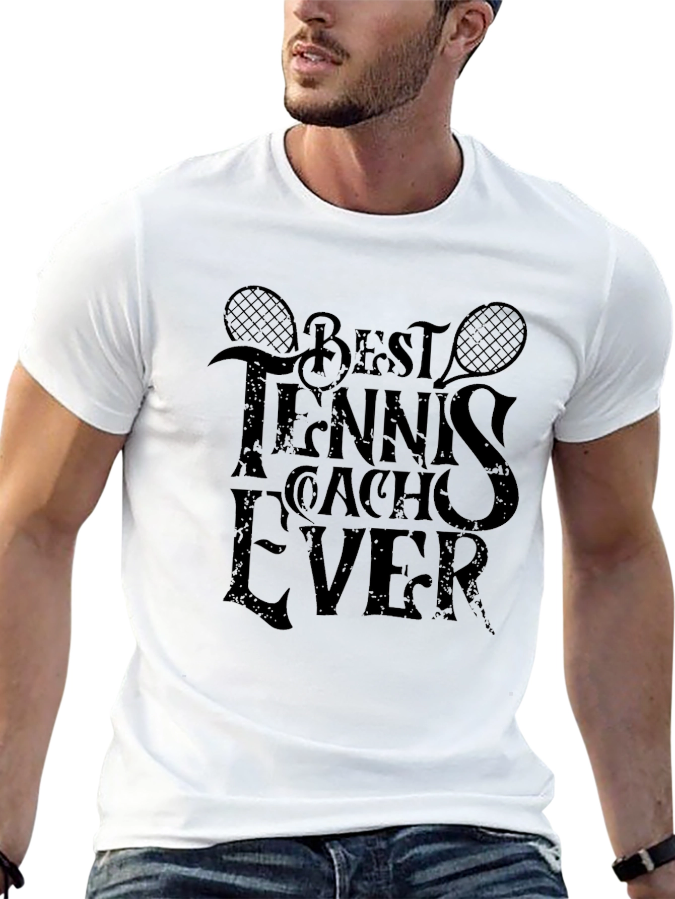 Best Tennis Coach Ever Graphic Tee