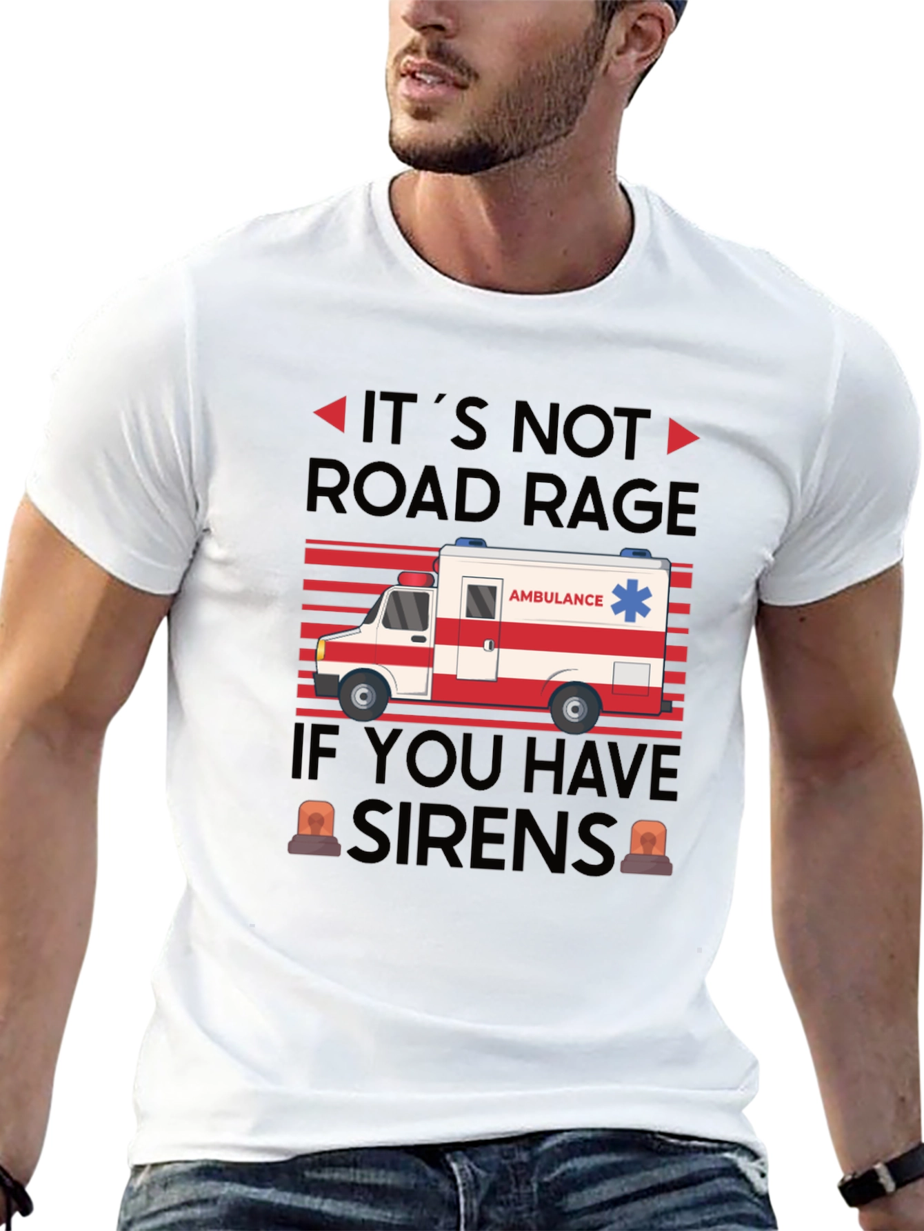 Funny Ambulance Driver Road Rage T-Shirt