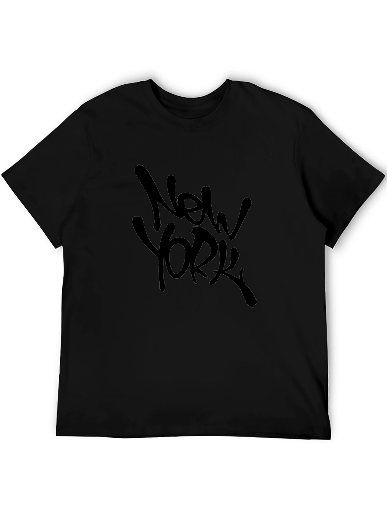 New York Graphic Tee - Black Urban Style