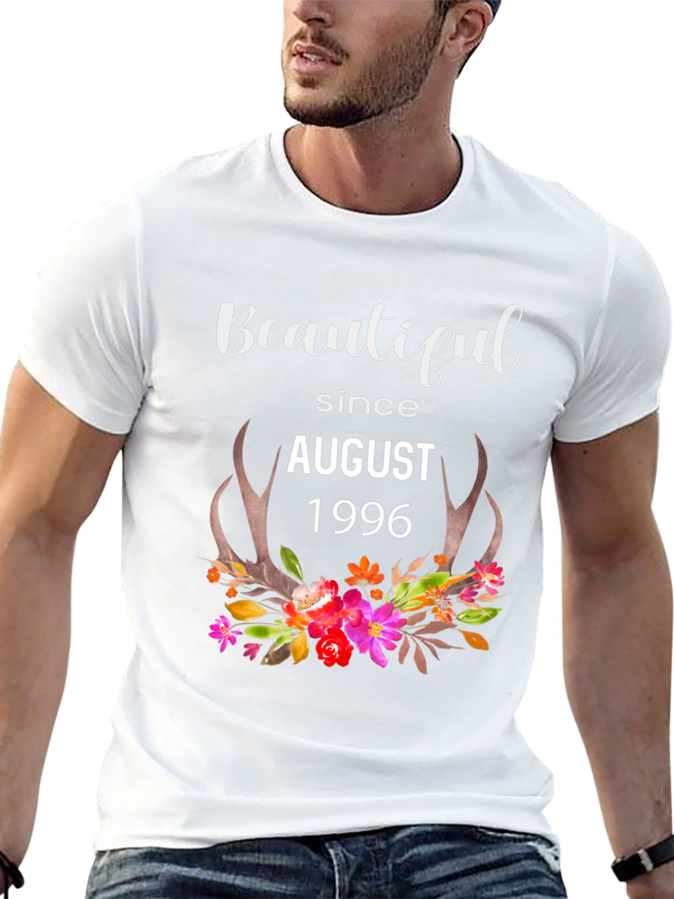 Beautiful Since August 1996 Black T-Shirt