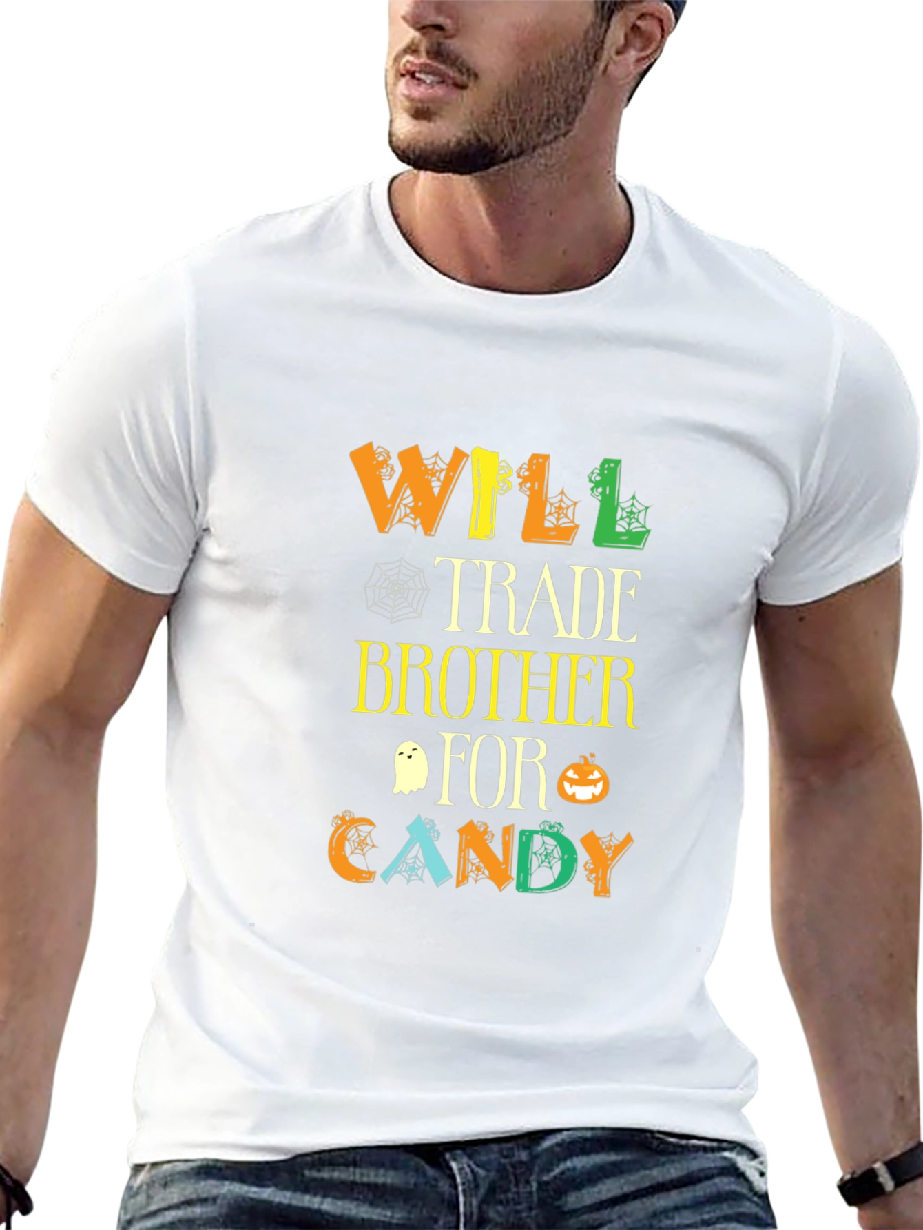 Will Trade Brother for Candy Halloween T-Shirt