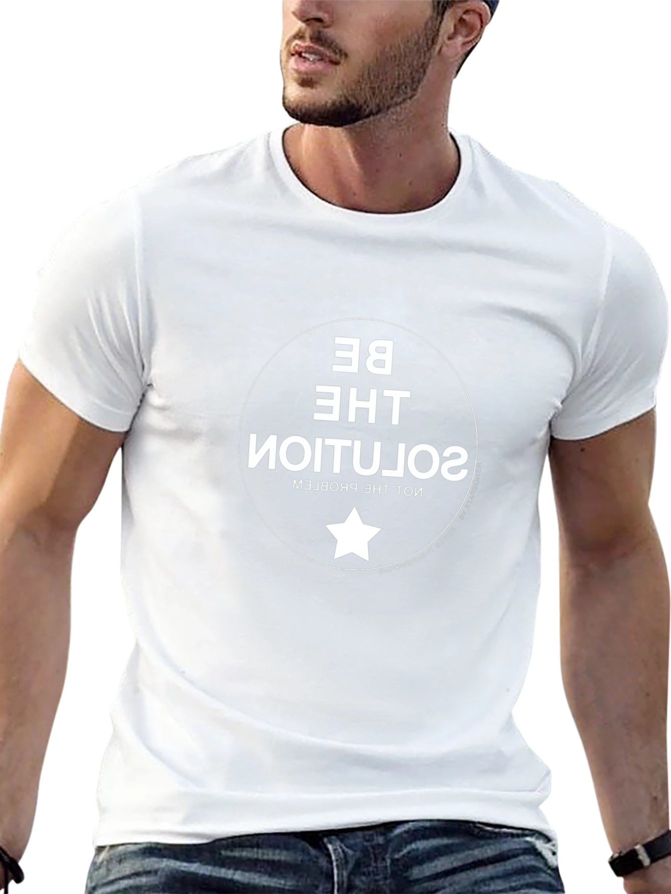 Be The Solution Graphic Tee - Black