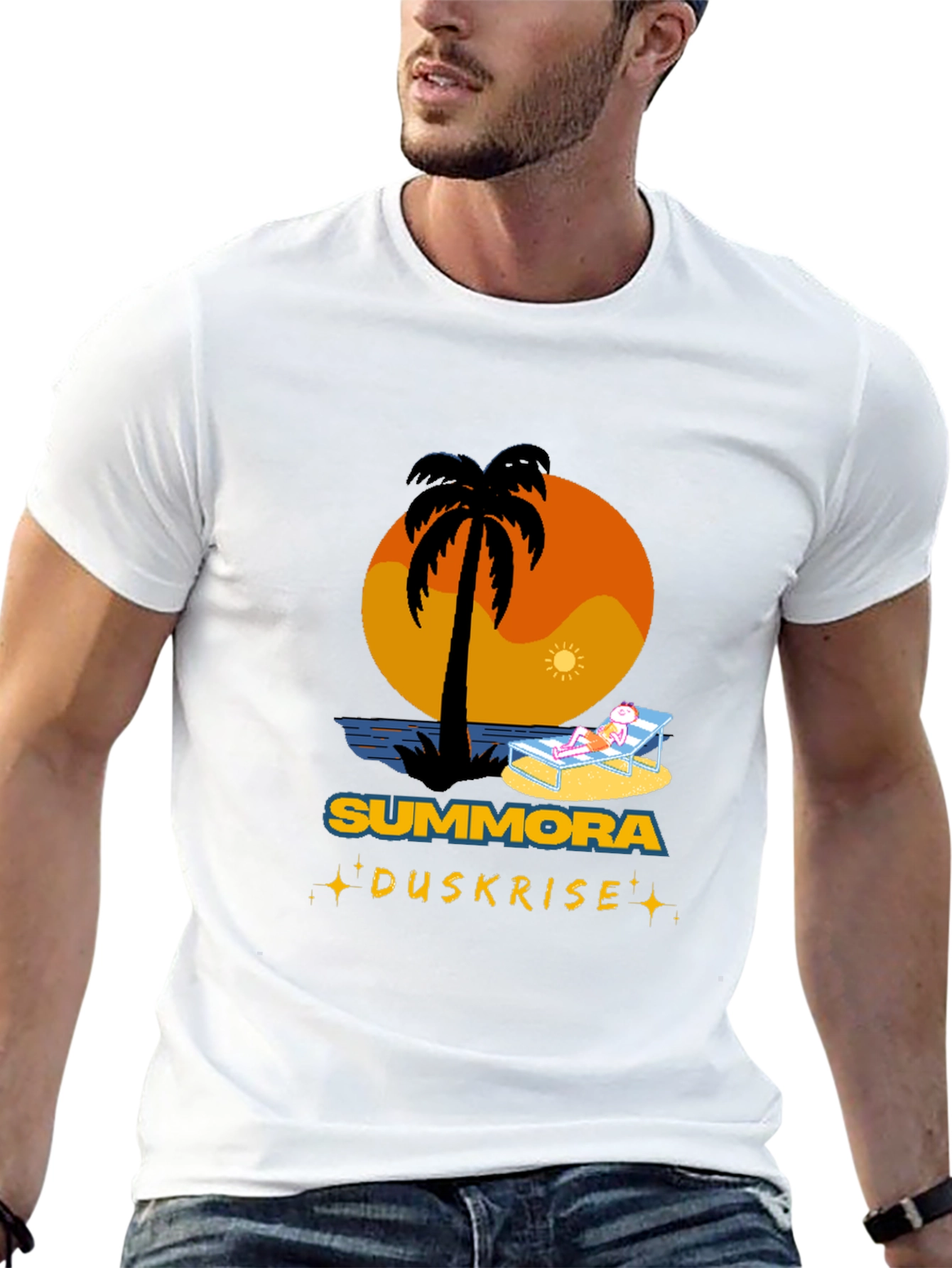 Summora Duskrise Beach Graphic Tee