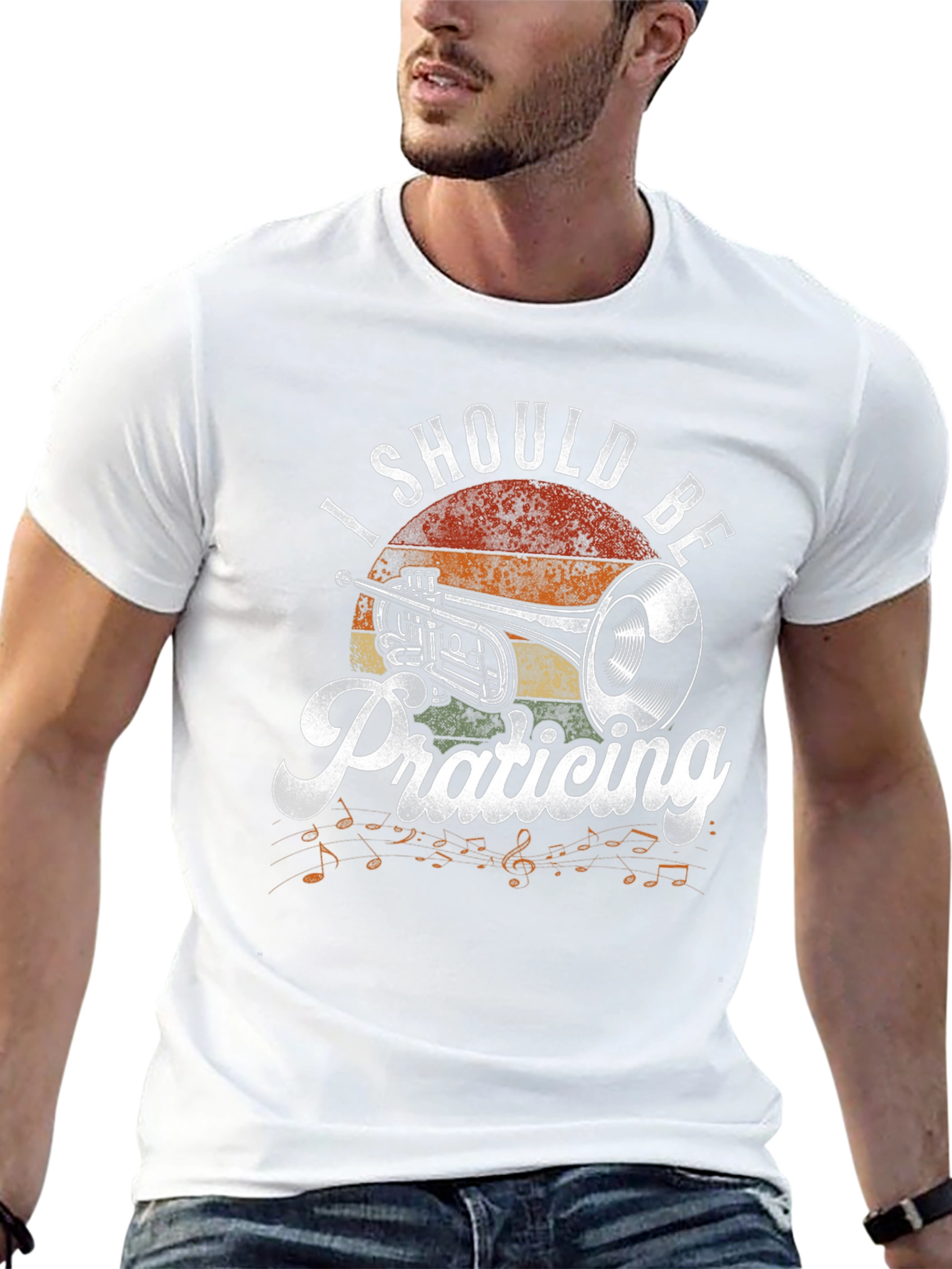 I Should Be Practicing T-Shirt - Musician Gift