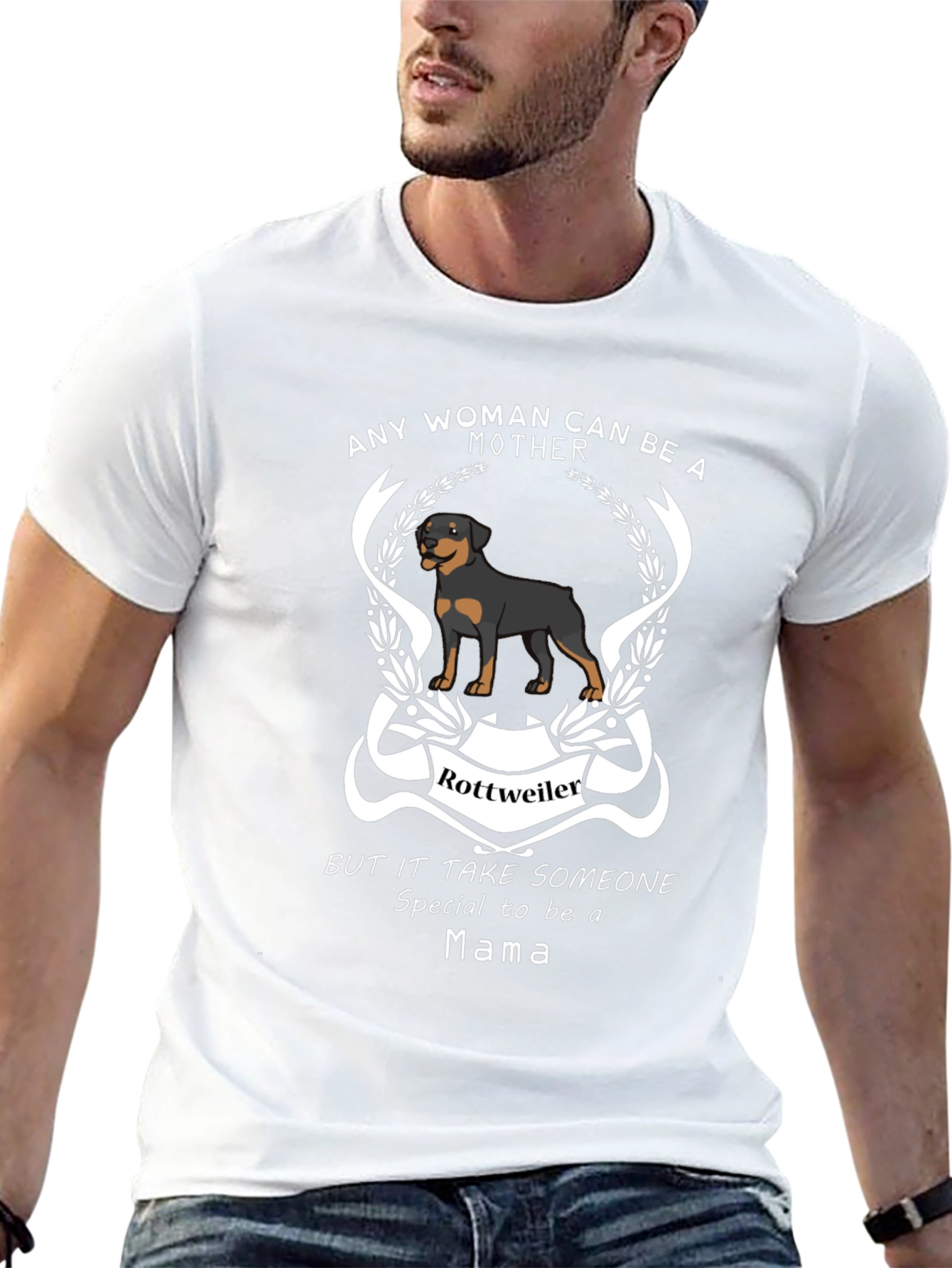 Rottweiler Mama T-Shirt - Dog Lover Mothers Day Gift