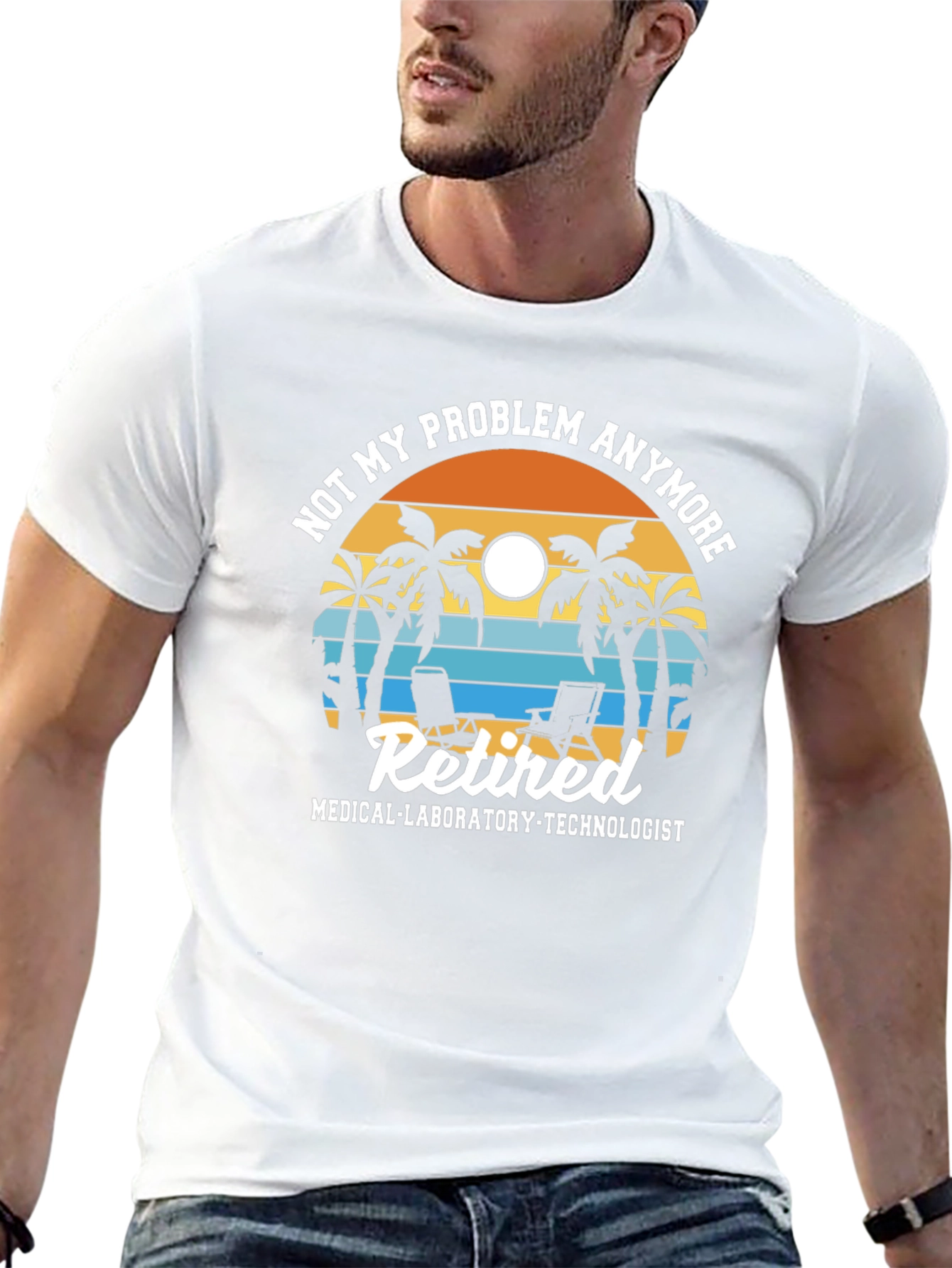 Retired Medical Technologist Beach T-Shirt