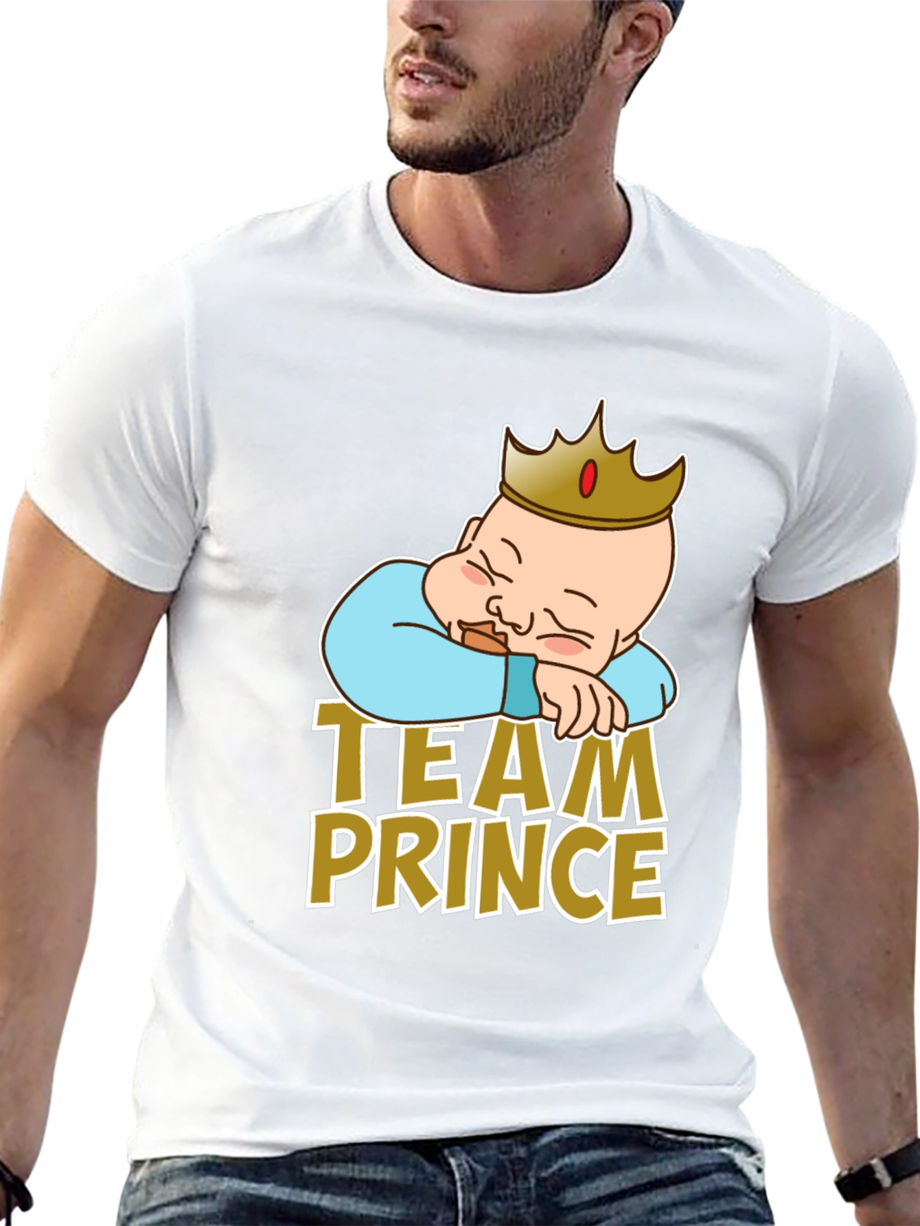 Team Prince T-Shirt: Cute Baby Graphic Tee
