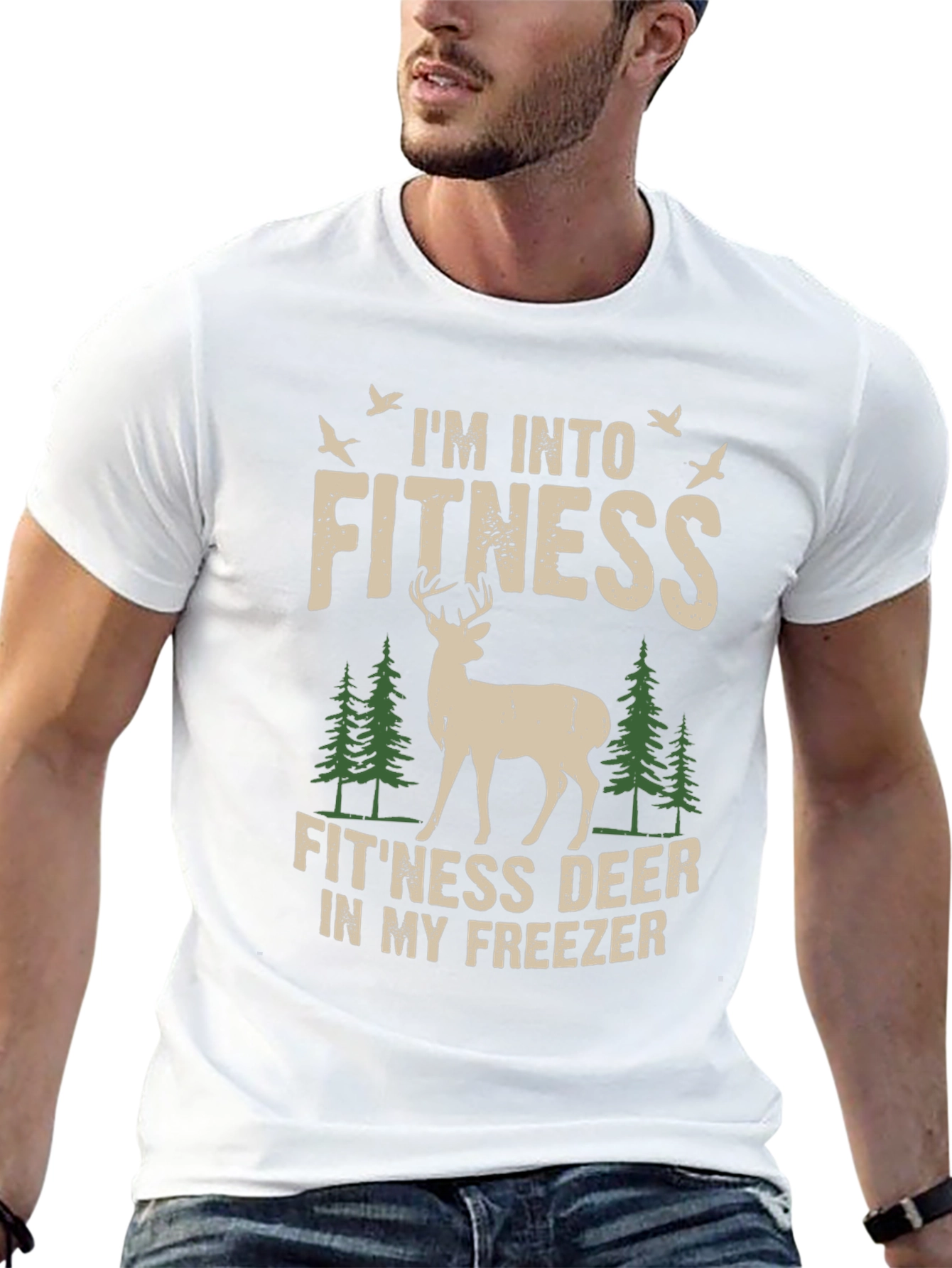 Im Into Fitness Fitness Deer T-Shirt