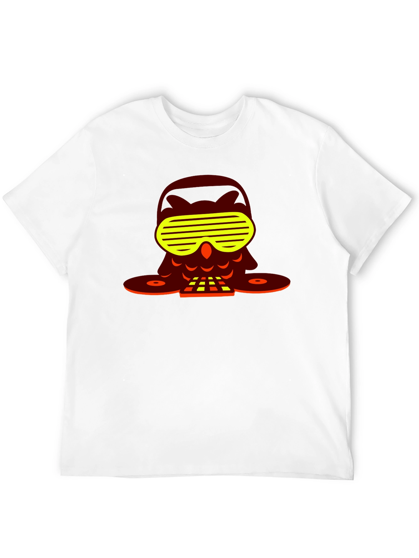 DJ Owl T-Shirt - Unique Graphic Tee