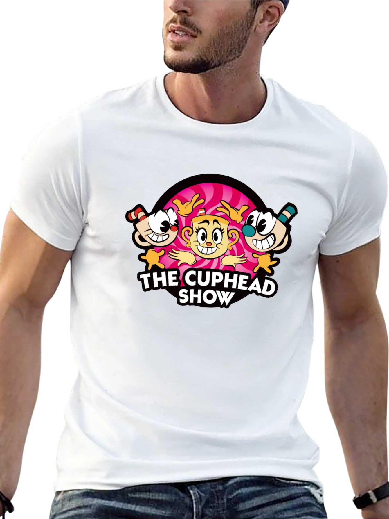 The Cuphead Show Black T-Shirt