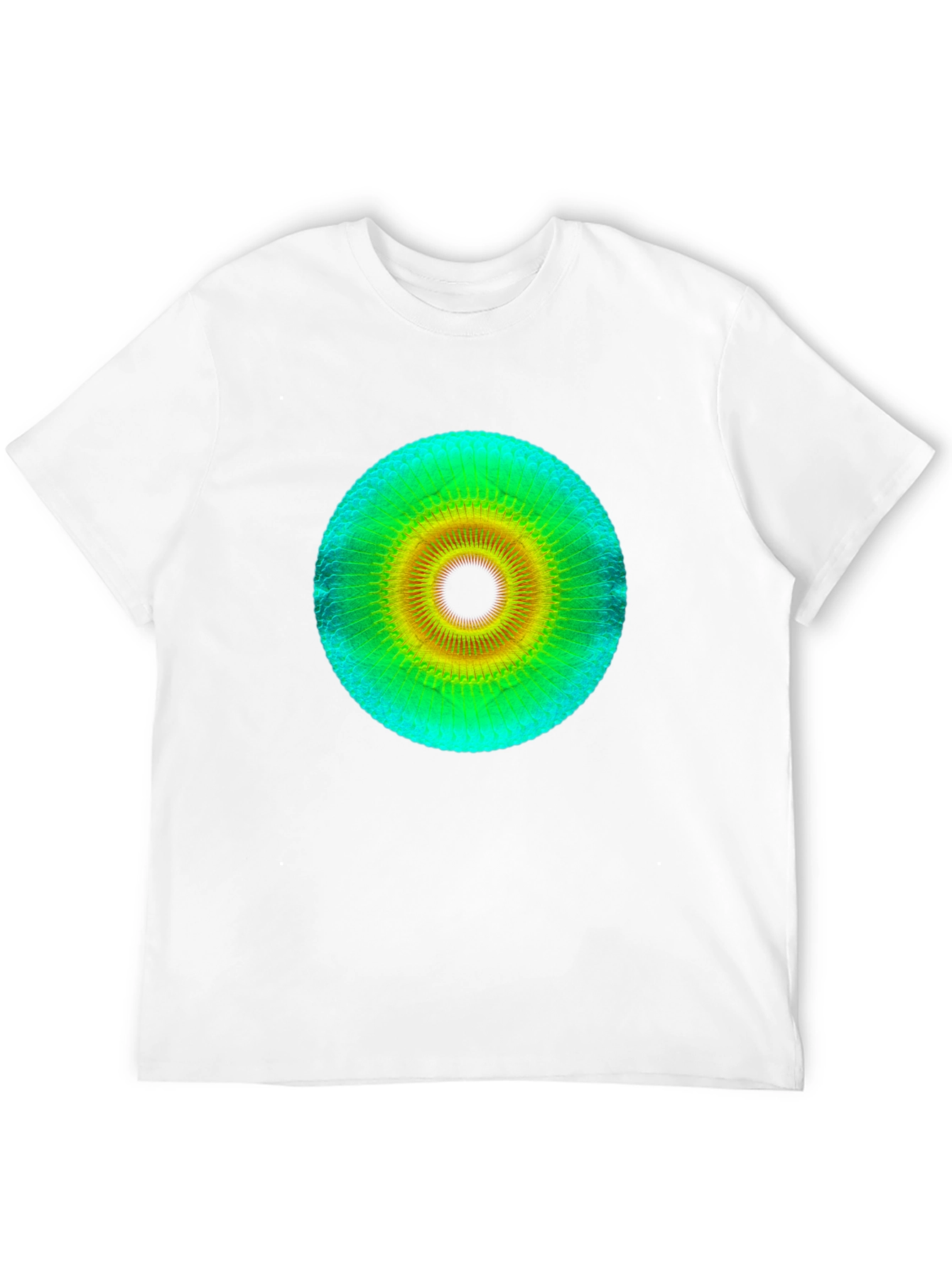 Geometric Eye Design Black T-Shirt
