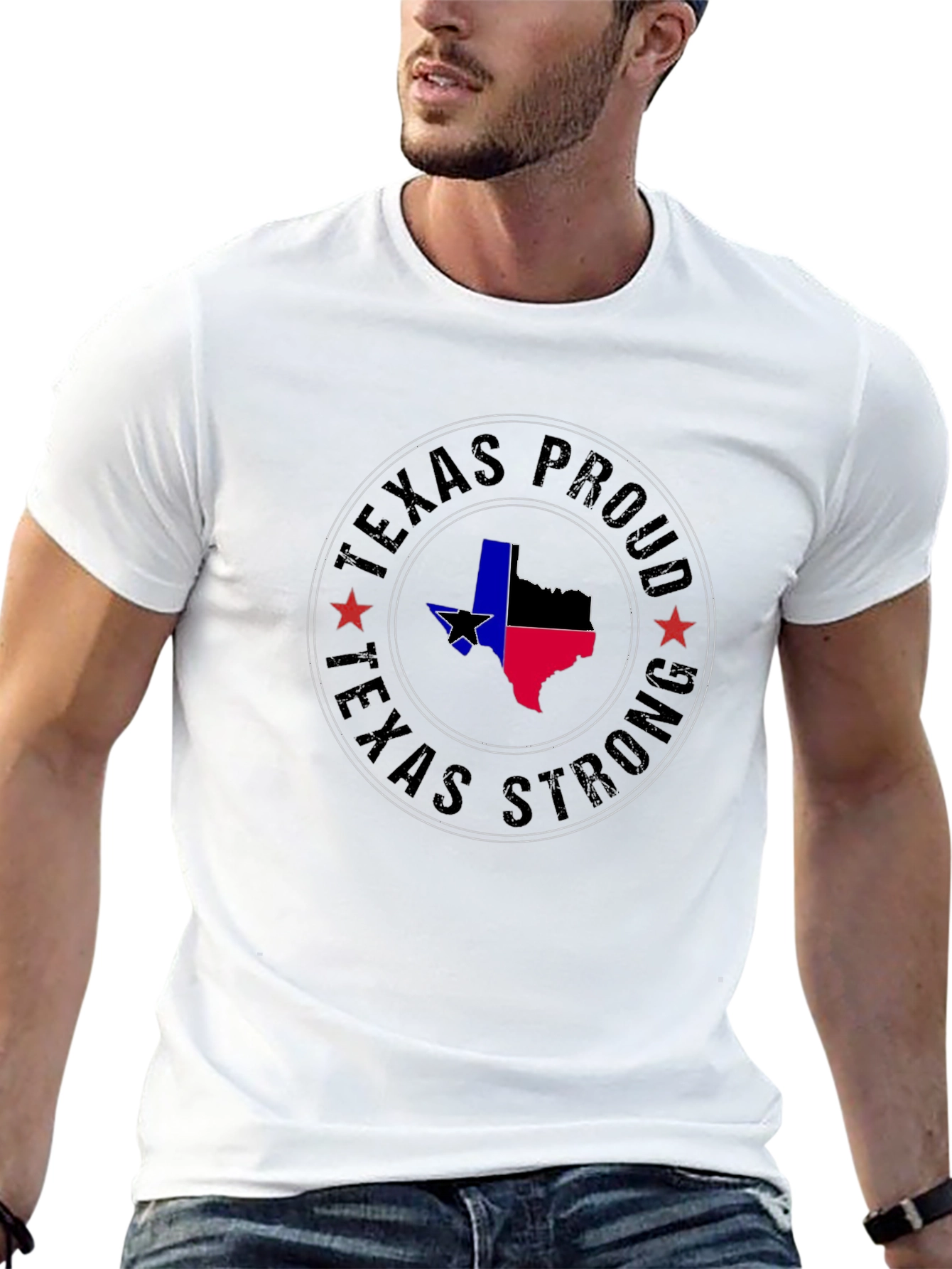 Texas Proud Strong Graphic T-Shirt