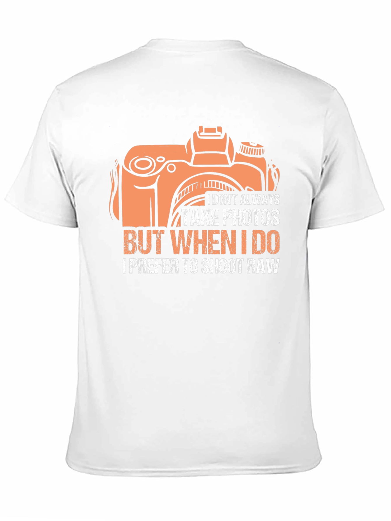 Funny Photographer T-Shirt - I Prefer to Shoot Raw