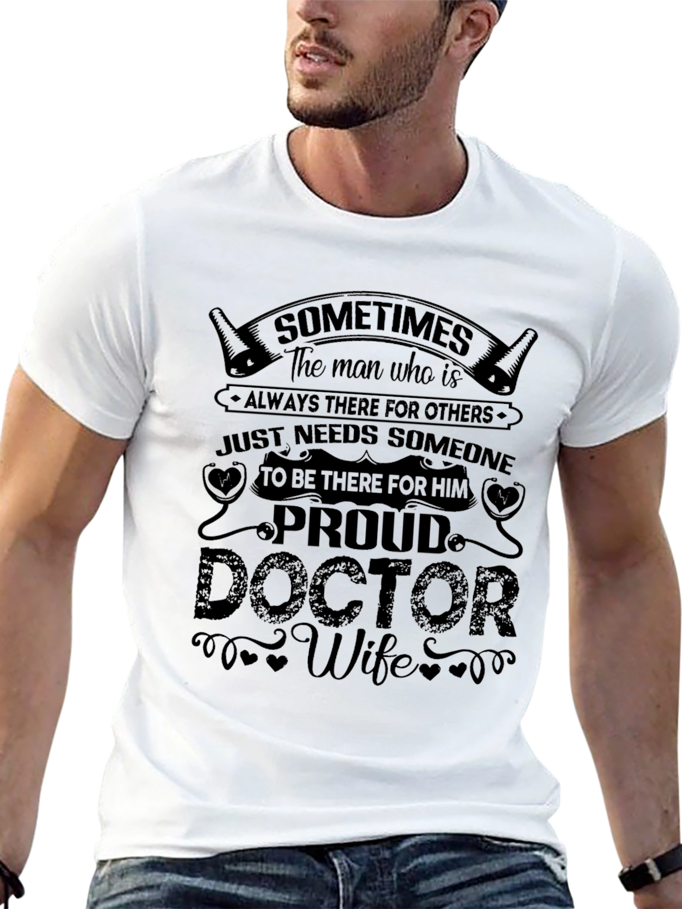 Proud Doctor Wife T-Shirt - Medical Support