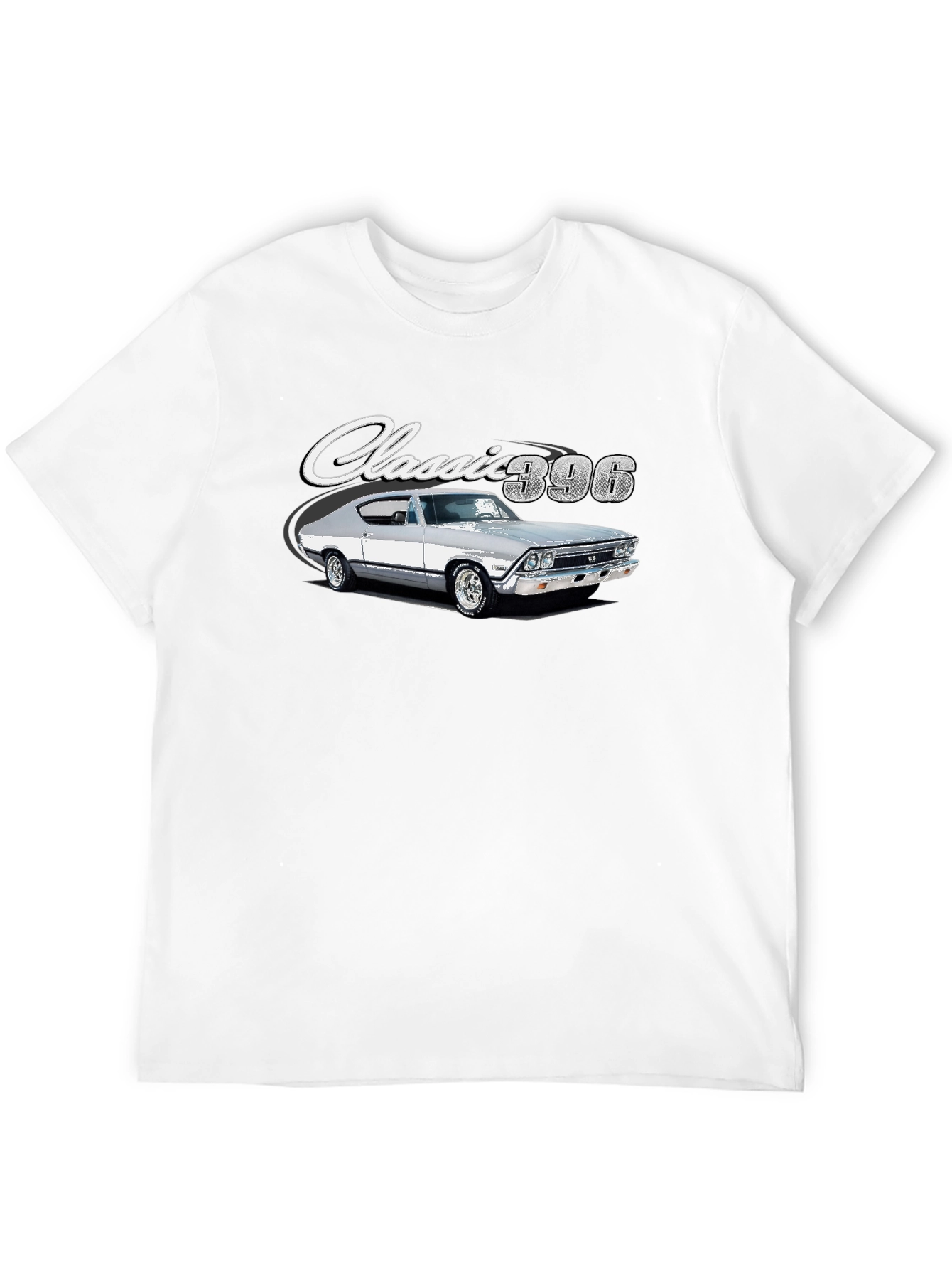 Classic 396 Car Graphic Black T-Shirt