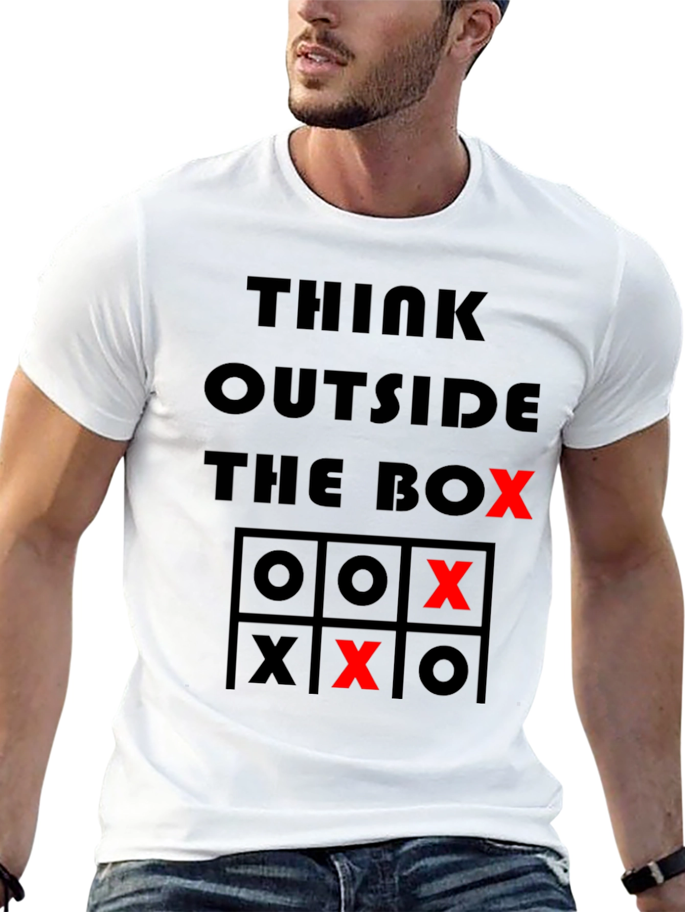 Think Outside the Box Tic-Tac-Toe T-Shirt