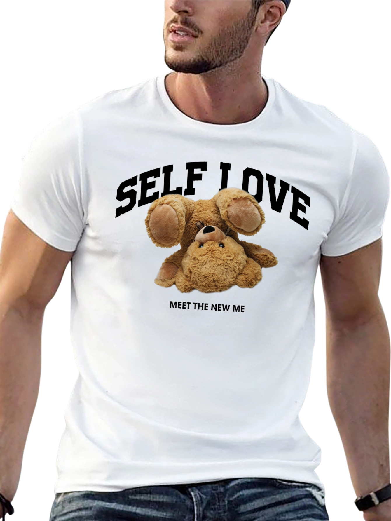 Self Love Teddy Bear Graphic Tee