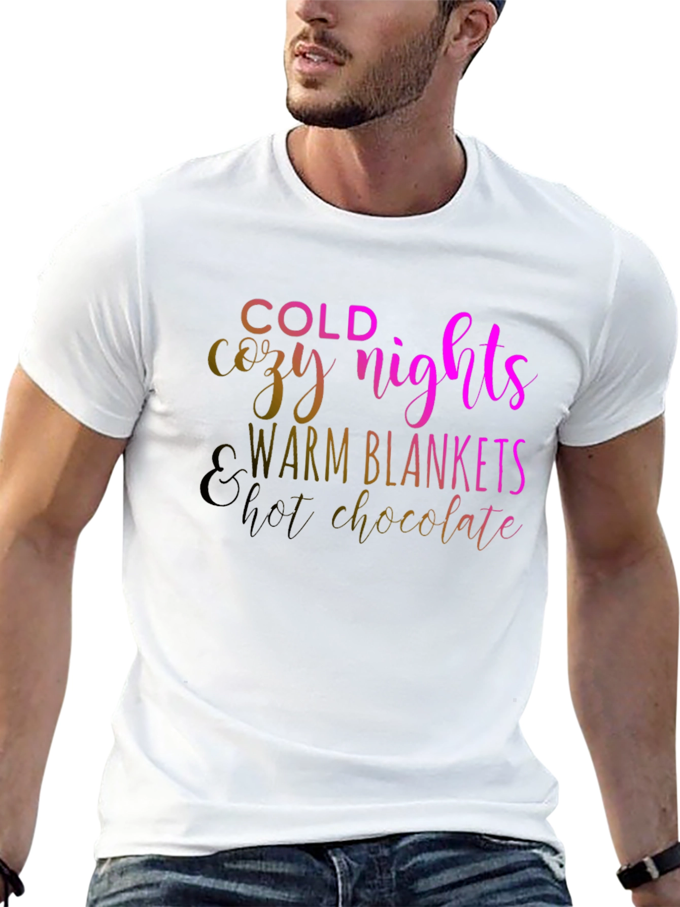 Cozy Nights Black T-Shirt