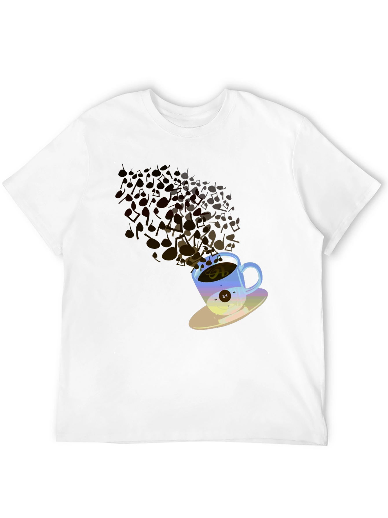 Coffee Music T-Shirt - Black Tee