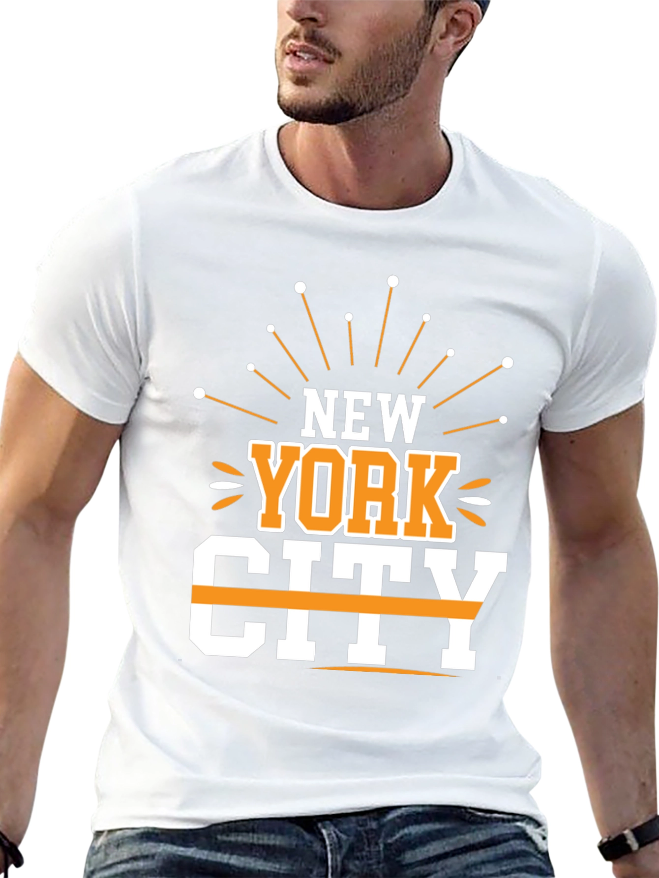 New York City Graphic Black T-Shirt